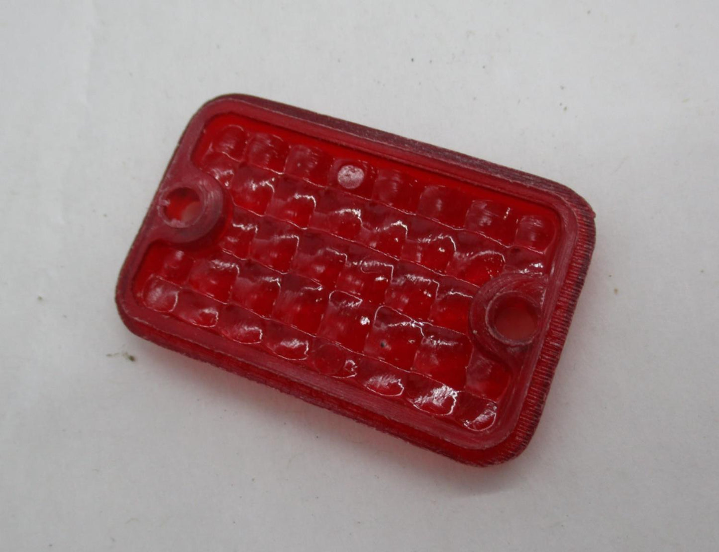 Huge Bulk lot of Harley 1.75" x 1" Motorcycle Mini Baron Marker Light Red Lenses