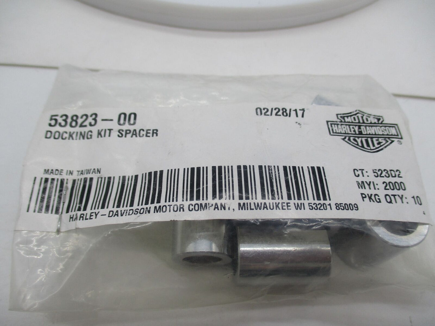 Lot of 8 Harley-Davidson Genuine NOS Docking Kit Spacers 53823-00