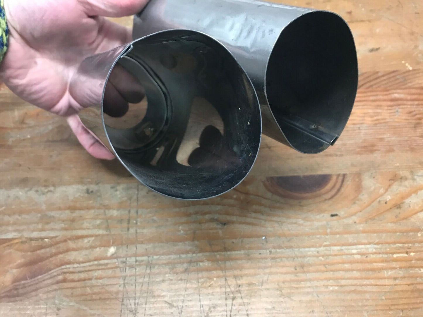 96-15 Harley Davidson Softail Touring FLH FLS FORK COVER COVERS SLIDER Fair Cond