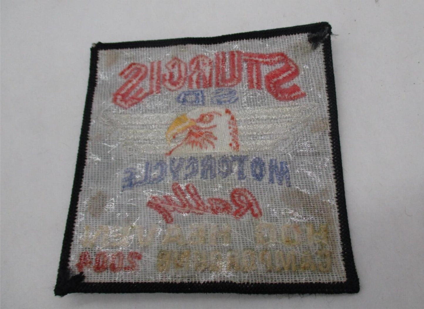 2004 Sturgis Motorcycle Hog Heaven Campground Patch 3.5" x 3.5"