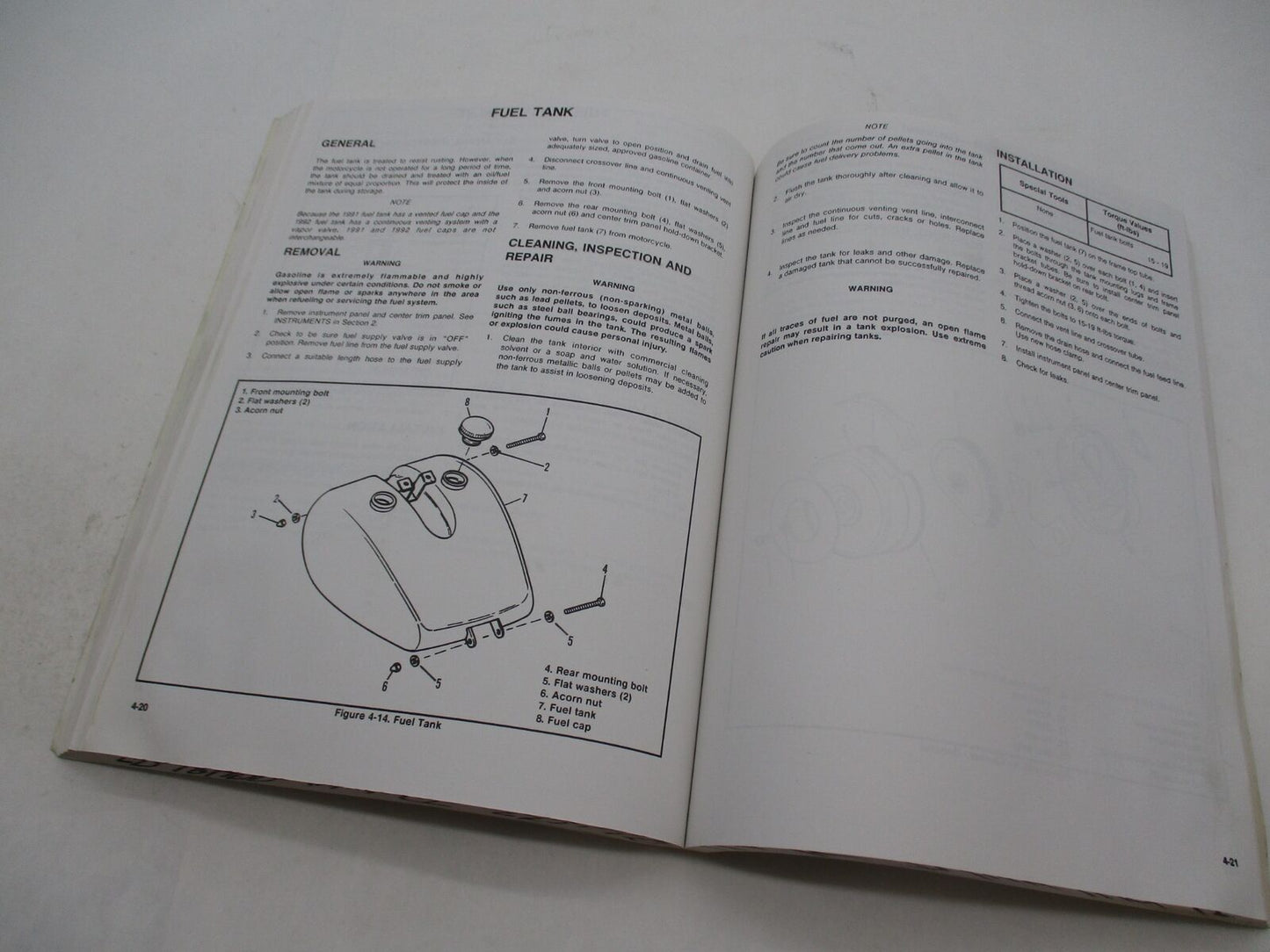 Harley Davidson Official Factory 1991-92 Dyna Models Service Manual 99481-92