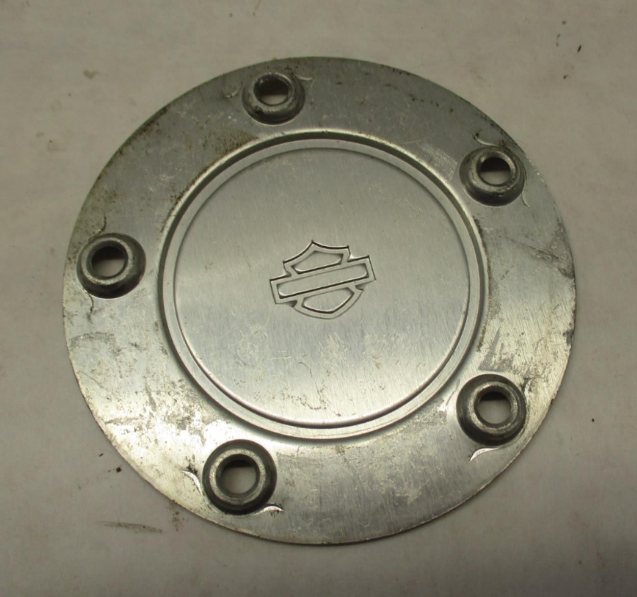 OEM Harley Davidson Twin Cam timing Points Cover Silver