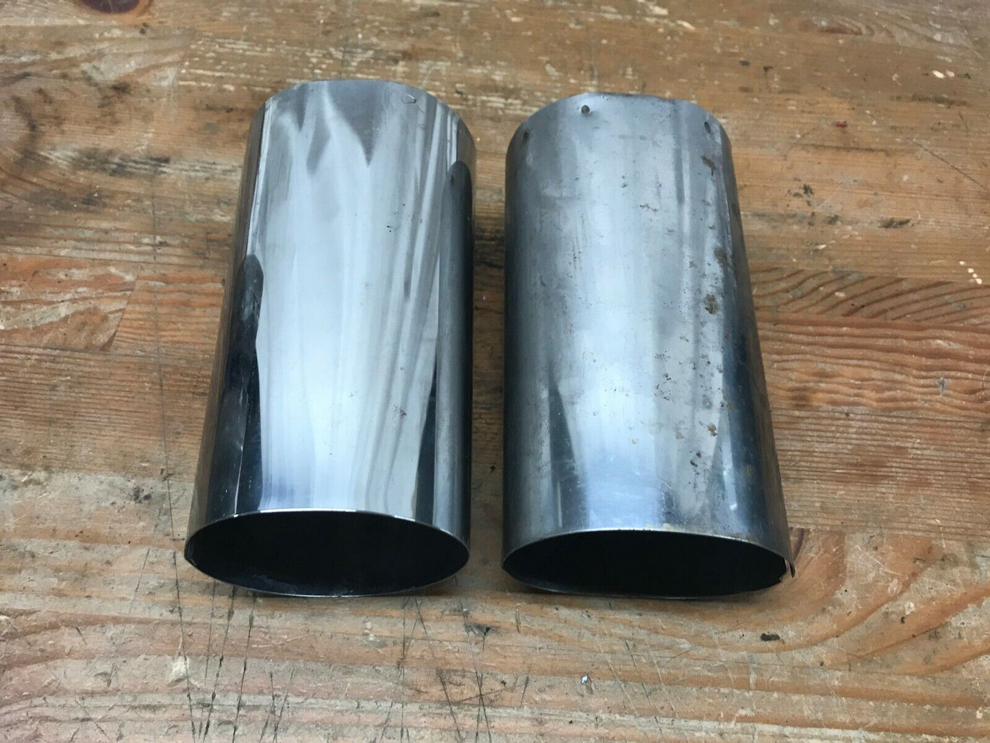 96-15 Harley Davidson Softail Touring FLH FLS FORK COVER COVERS SLIDER Fair Cond