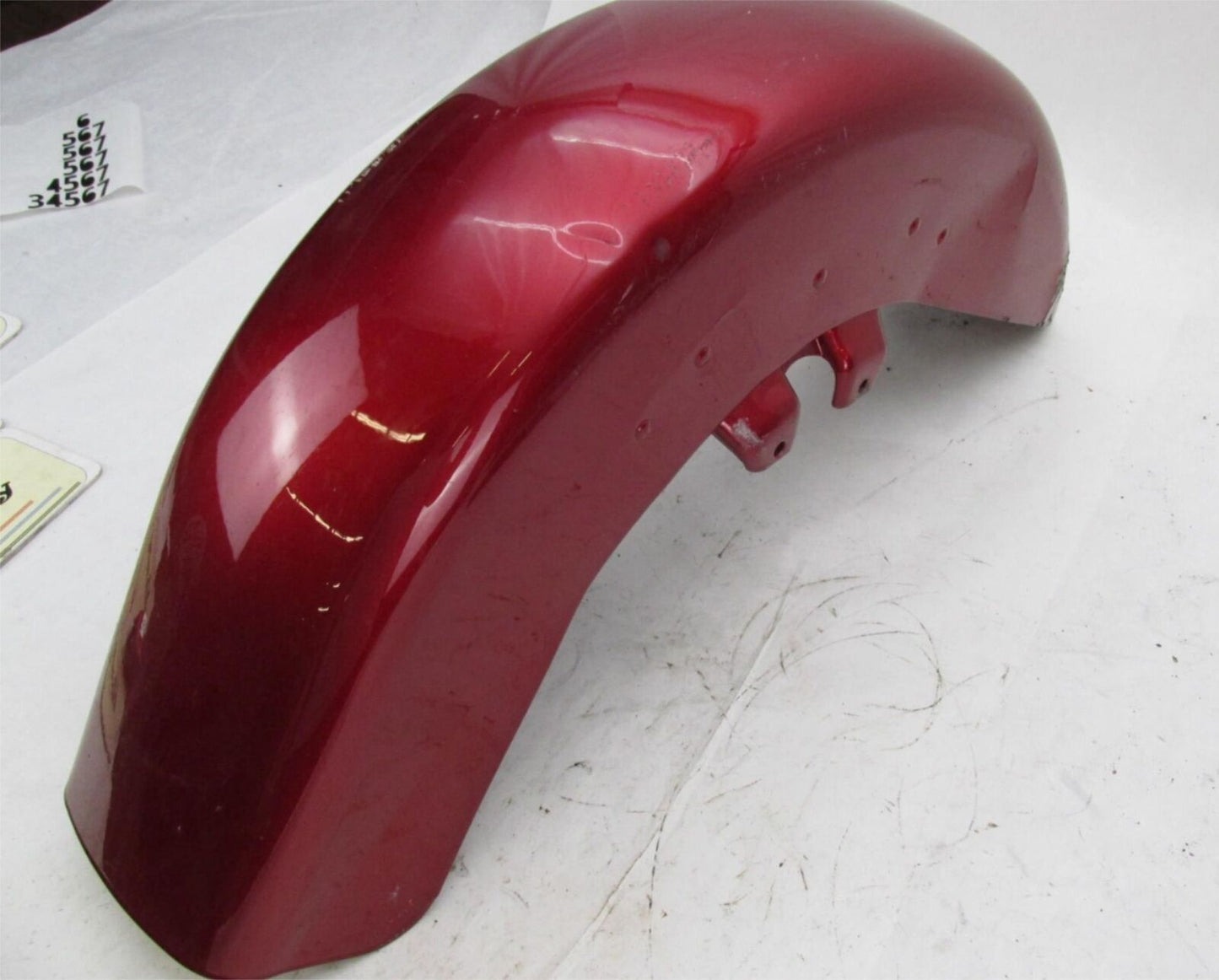 Harley Davidson Red Touring Electra Road King Glide Front Wheel Cover 7" Fender
