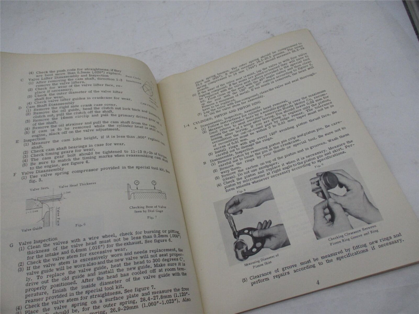 Honda Motor Co. Factory Sport Cub C110 Service Manual Book