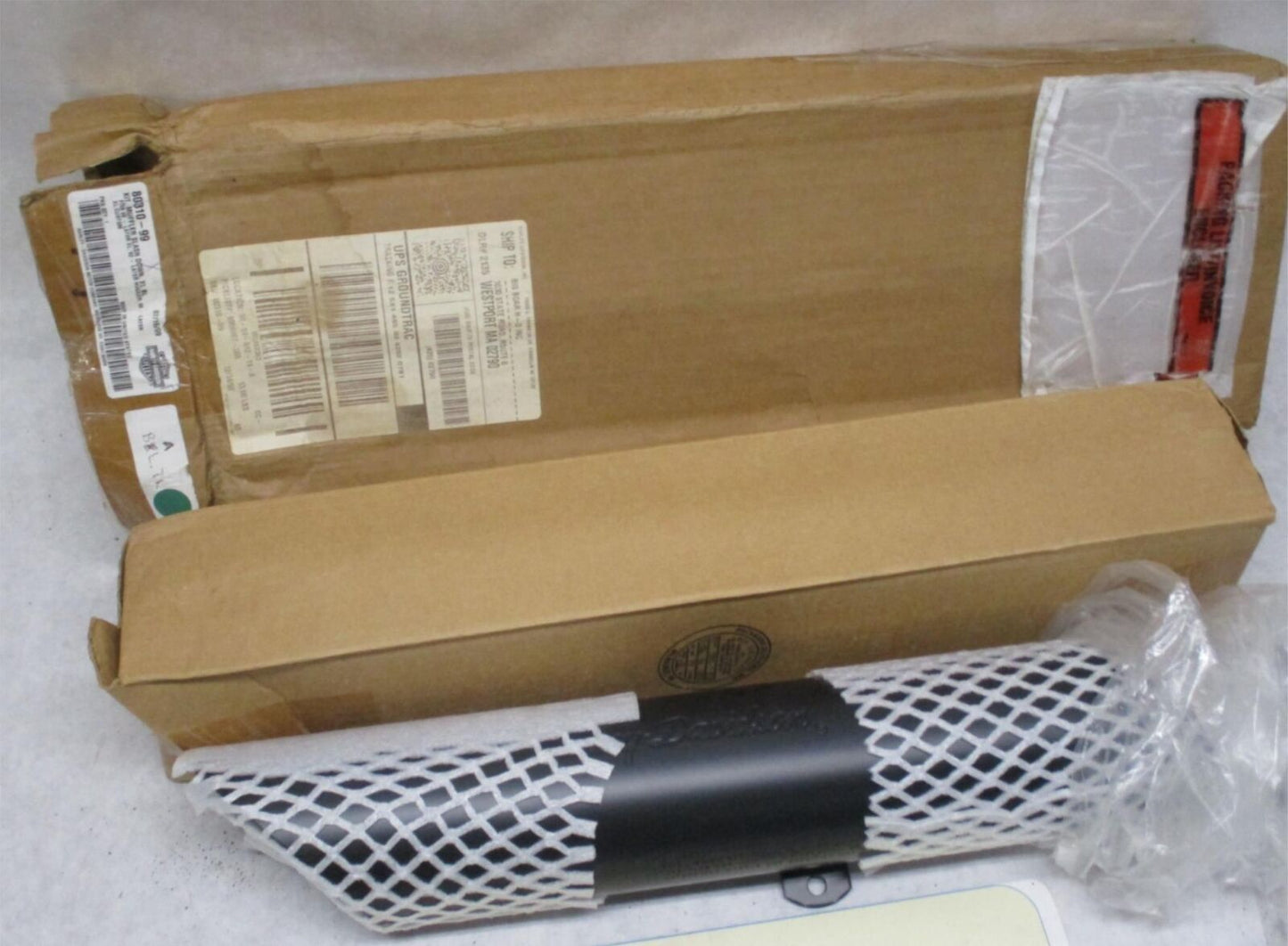 Harley Genuine NOS Slash Down XL Sportster Black Exhaust Mufflers 80310-99