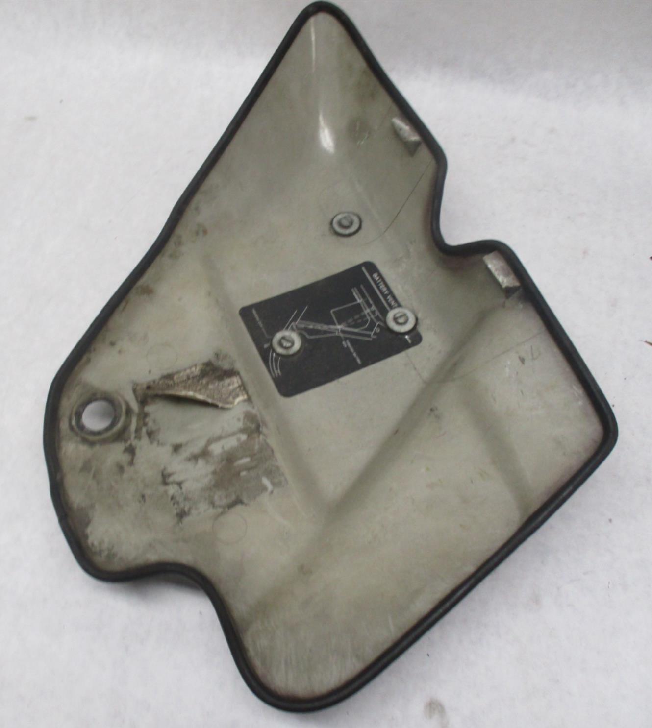 1993-1996 Harley Touring Road King Electra Glide Left Side Cover Maroon Black