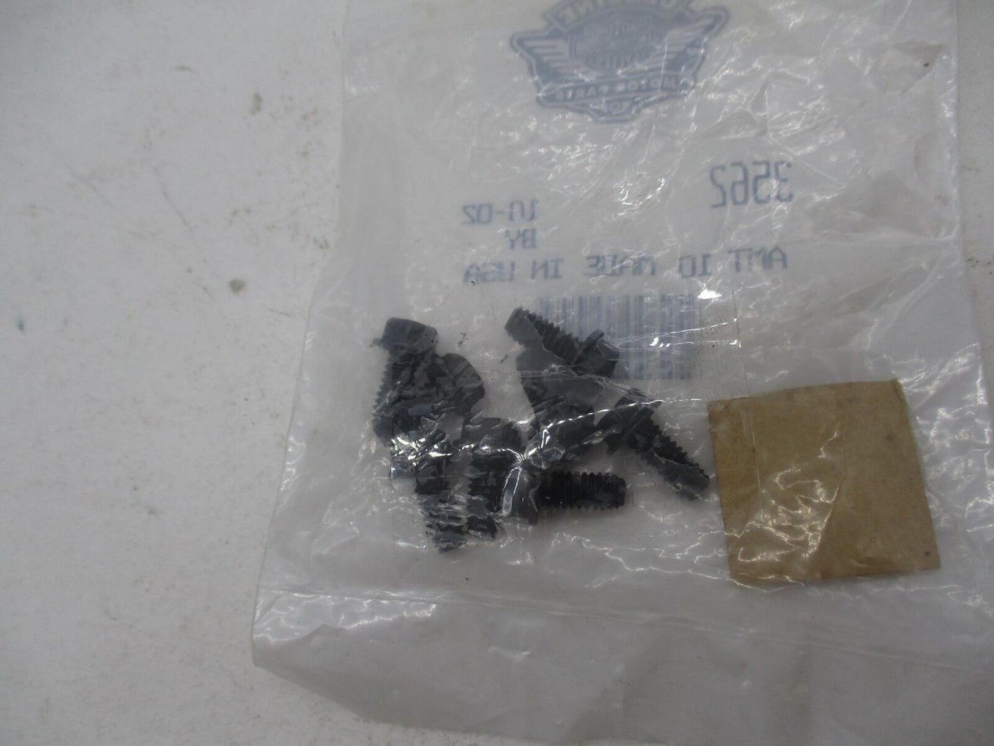 Lot of 8 Harley Davidson Hex Flange Head Screws 3562