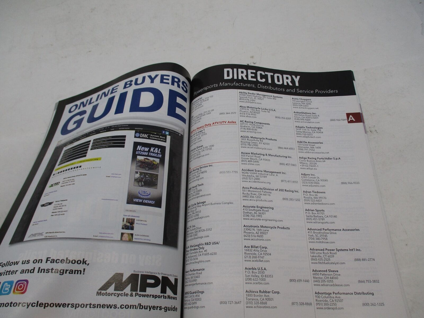 MPN Motorcycle & Powersports News 2017 Motorcycle Buyer's Guide Book