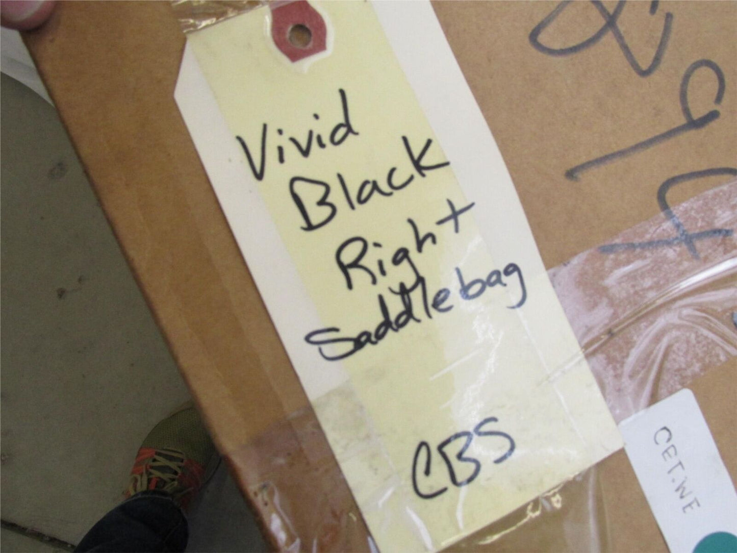Harley Davidson Genuine NOS Vivid Black Left Hard Saddlebag 90893-95DH