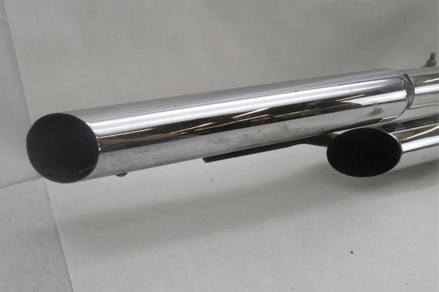 Harley Davidson Softail Exhaust System w/ Aftermarket Slash Cut Slip Ons #1