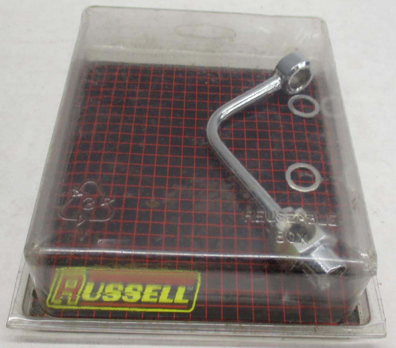Russell 90 Degree Long Banjo Fitting w/ Brake Light Switch Receptacle 13365