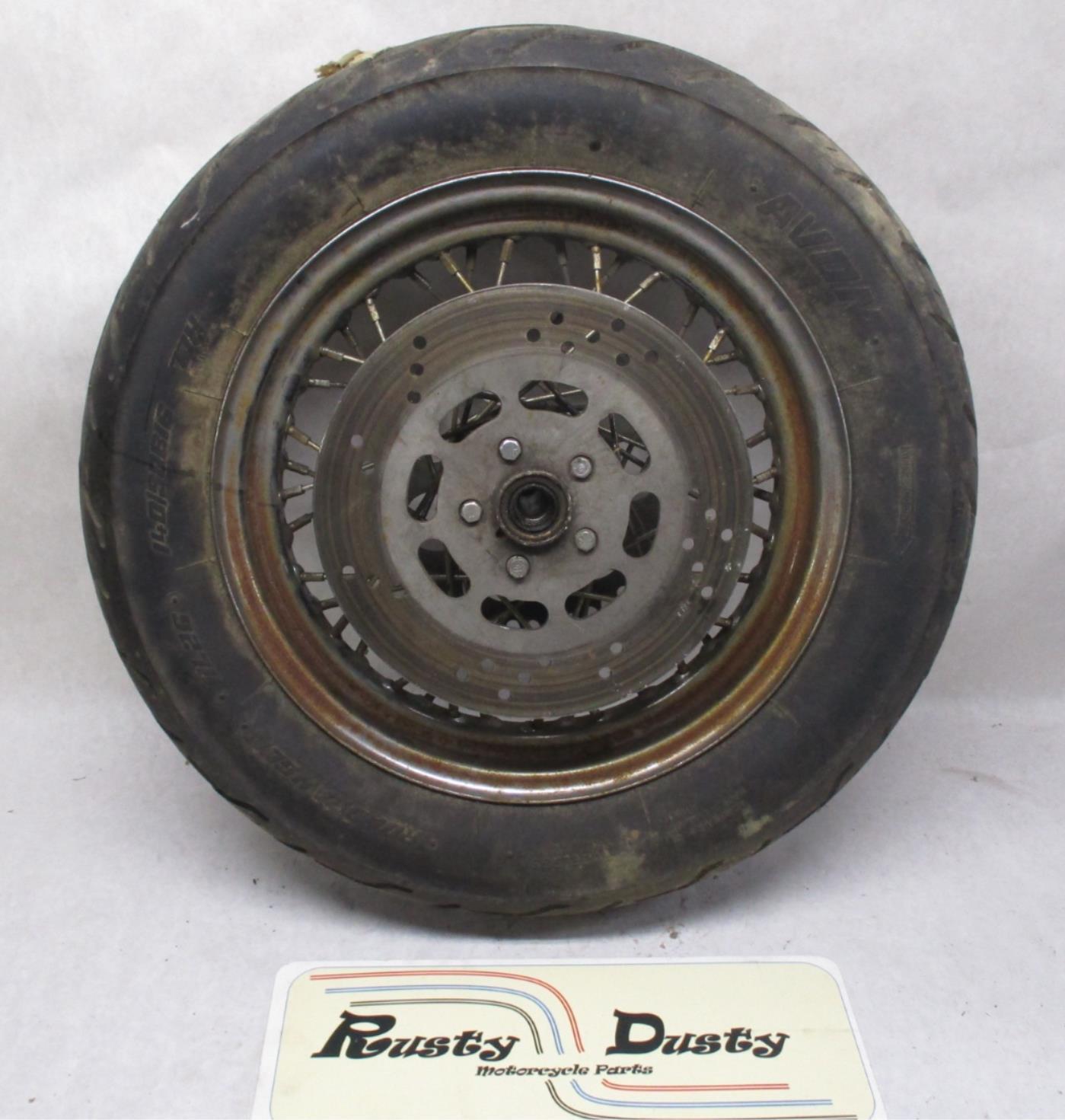 Harley Davidson Dyna 16" Rear Wheel and Tire w/ 49T Sprocket and Disc 44136-92