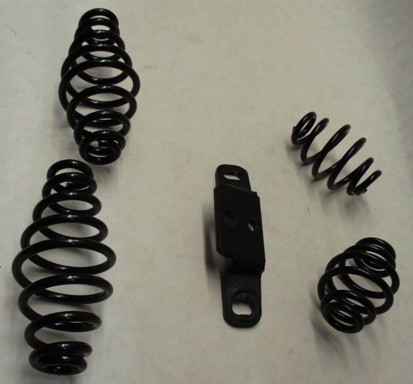 Harley Davidson Chopper Solo Set Black Seat Springs Hardware bracket