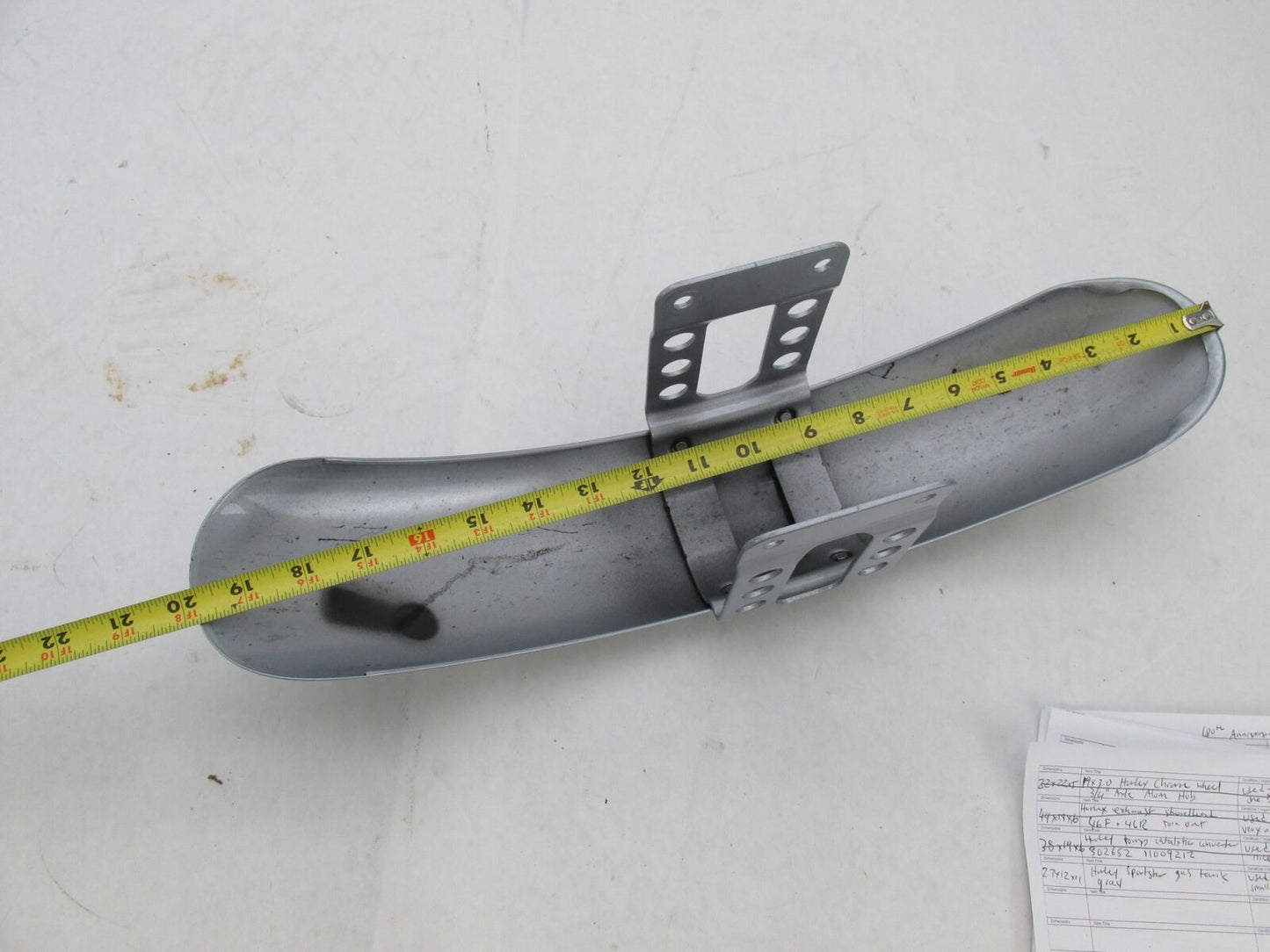 Harley Davidson 4" 87-20 Sportster XL Silver Front Fender 58900099