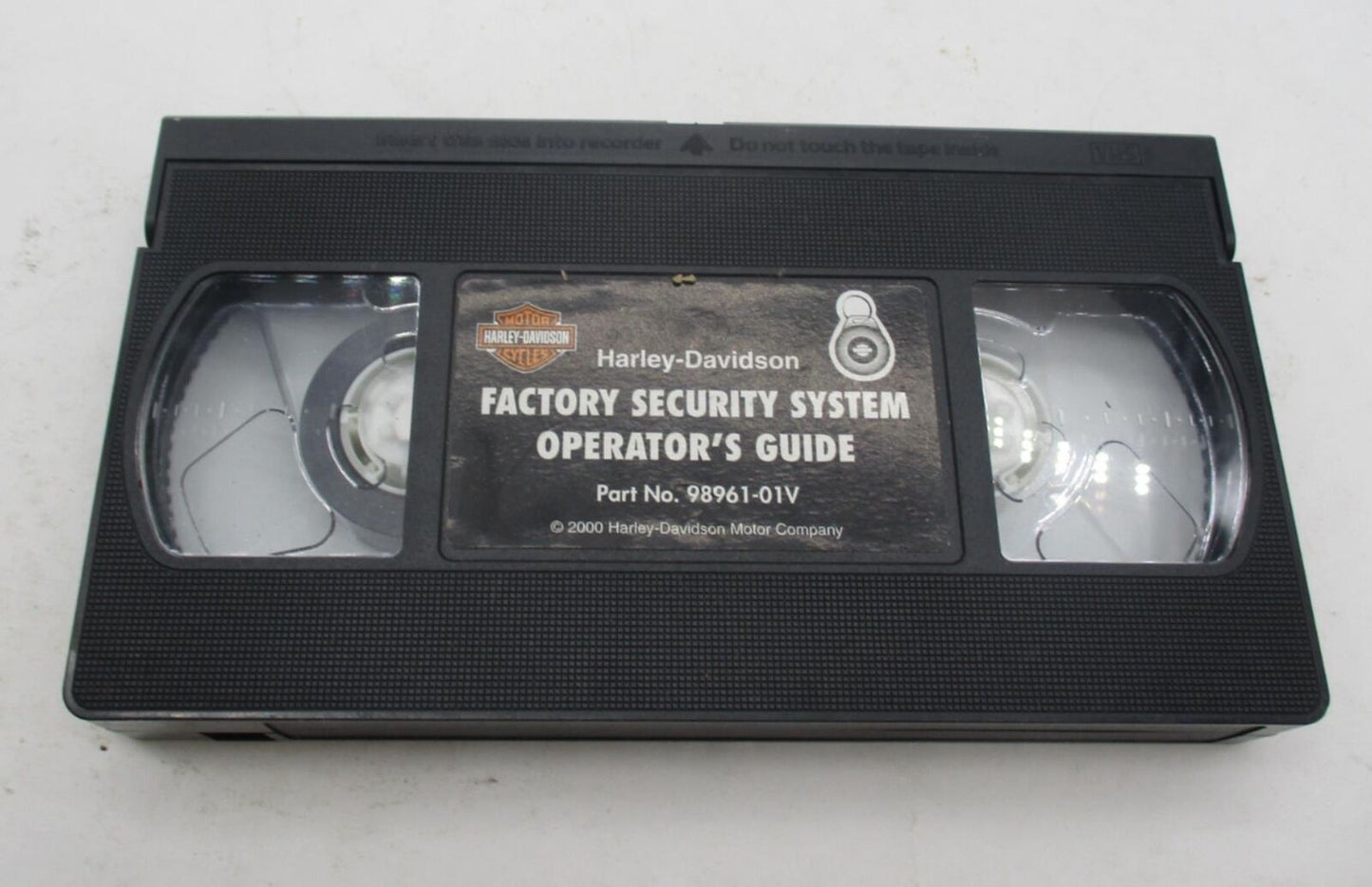Harley Davidson Factory Security System Operator's Guide VHS Tape 98961-01V
