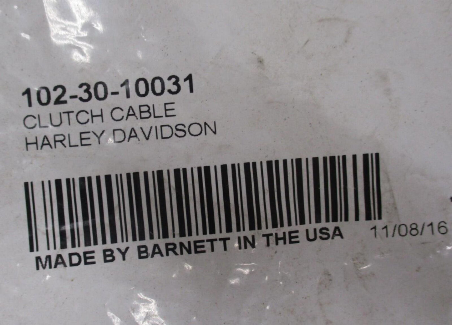 Harley Davidson Barnett Stainless Steel Clutch Cable Big Twin 102-30-10031