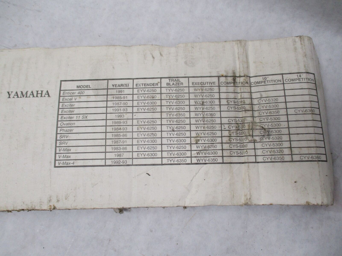 Snowmobile Woody's Trail Blazers Carbides 6125 Runners