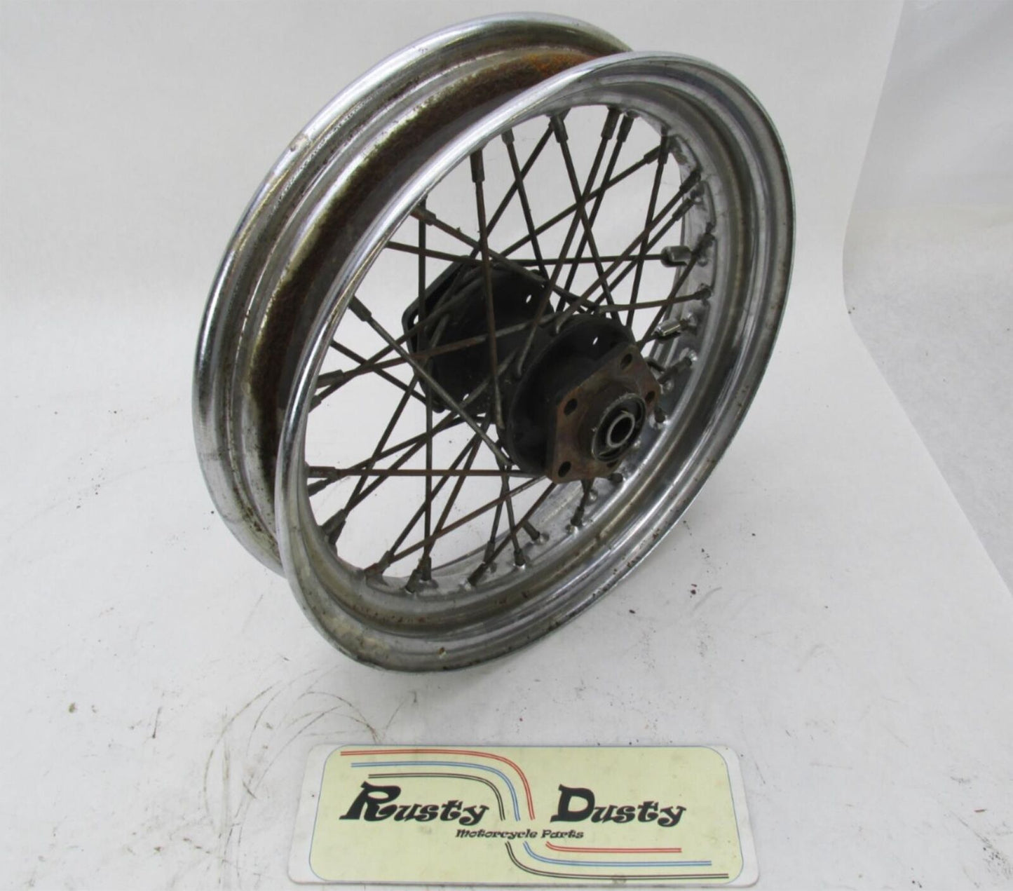 Harley Davidson 40 Spoke Dual Disc Front 3/4" Axle 16x3 Steel Wheel Rim