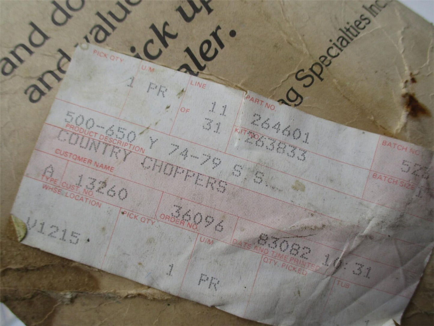 Drag Specialties Chrome Fairing Side Straps 500 650 74-79 264601