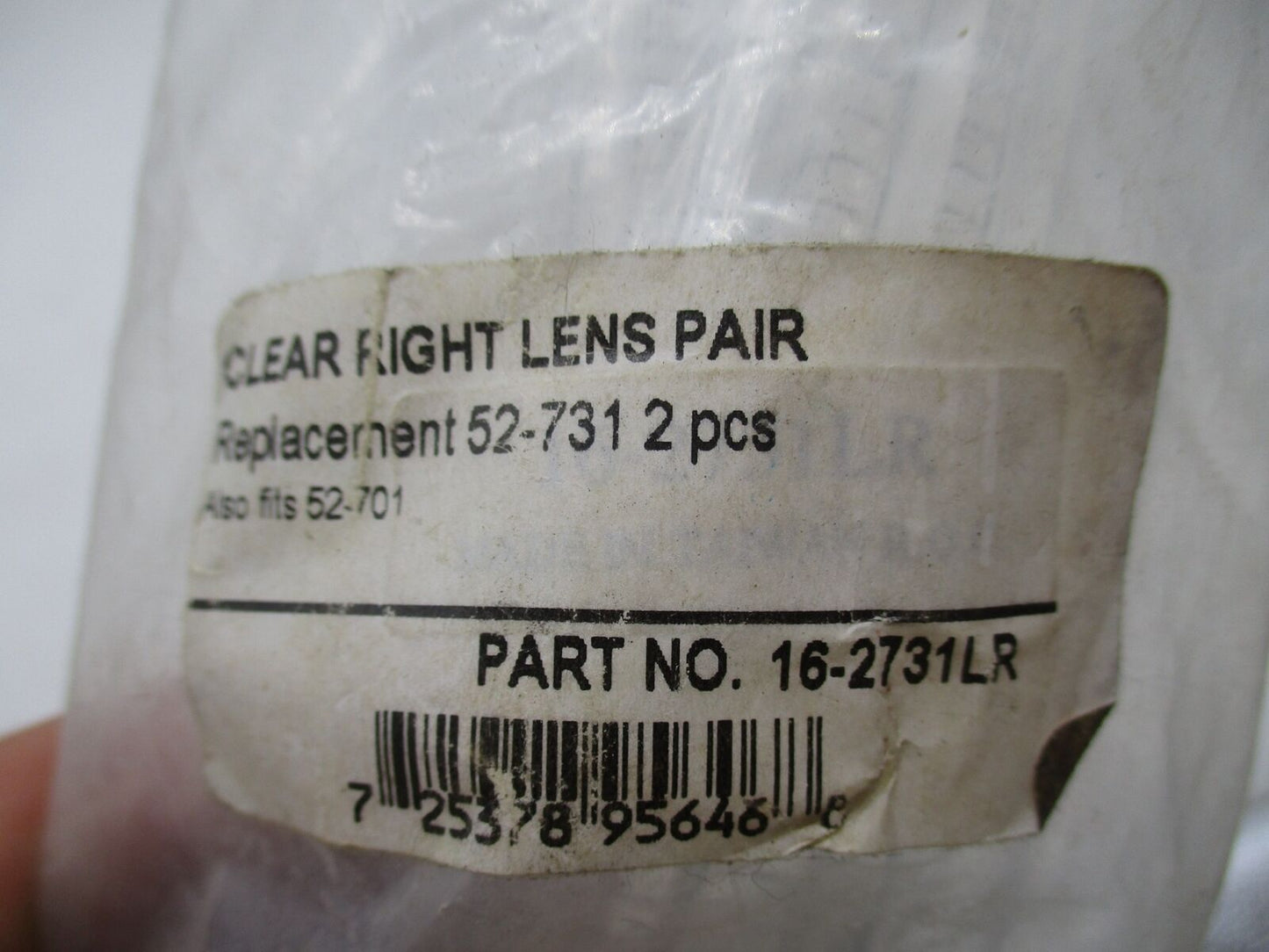 Honda Goldwing GL1800 Pair of Clear Right Saddlebag Lensses Pair 16-2731