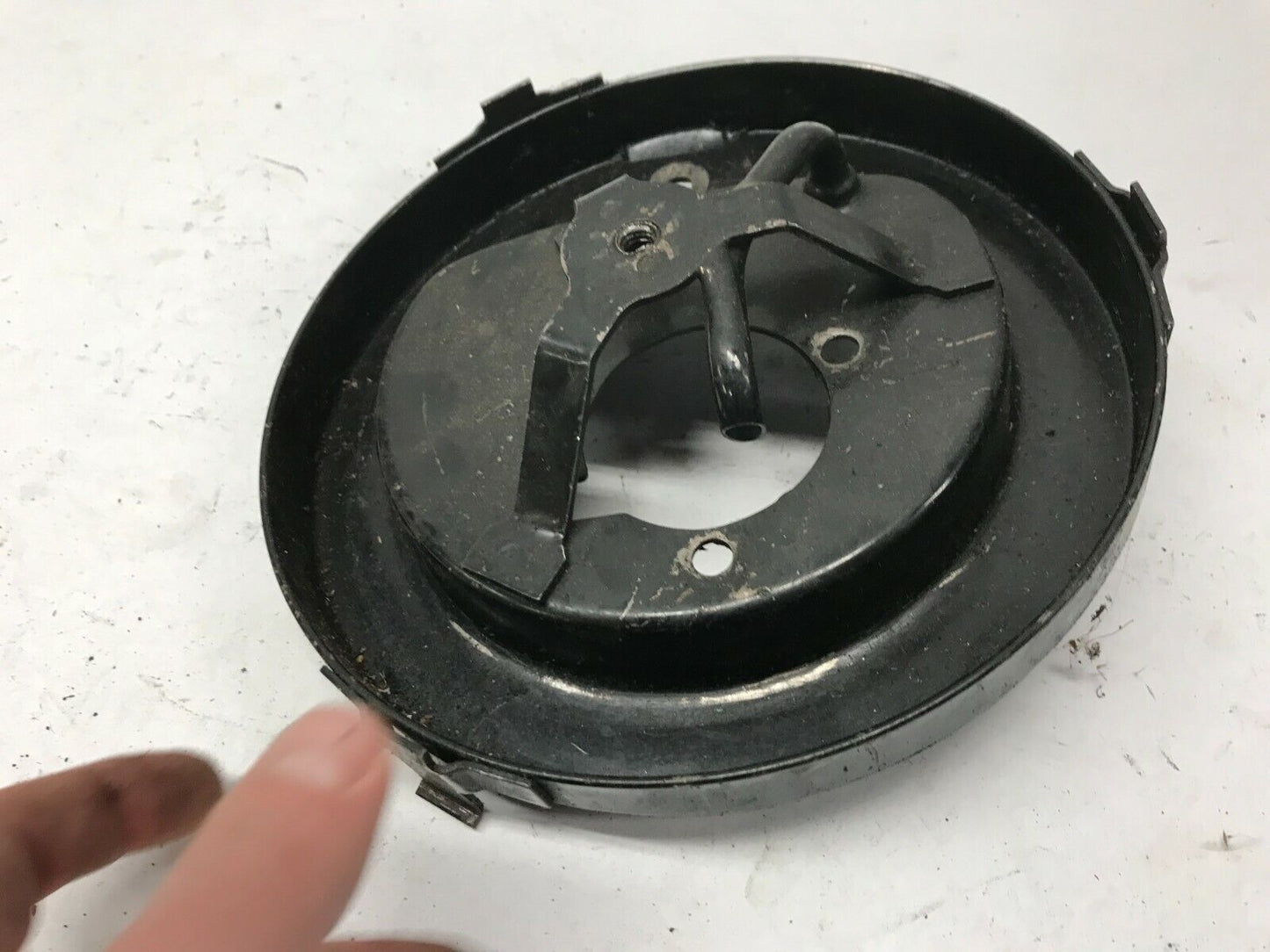 harley davidson panhead backing plate air cleaner intake cover