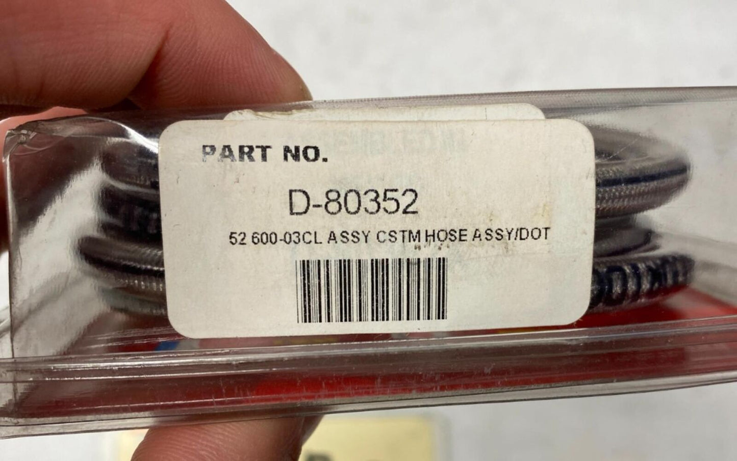 Goodridge 80352 Universal Clear Coat Brake Hose with Chrome Ends - 52in. 52"