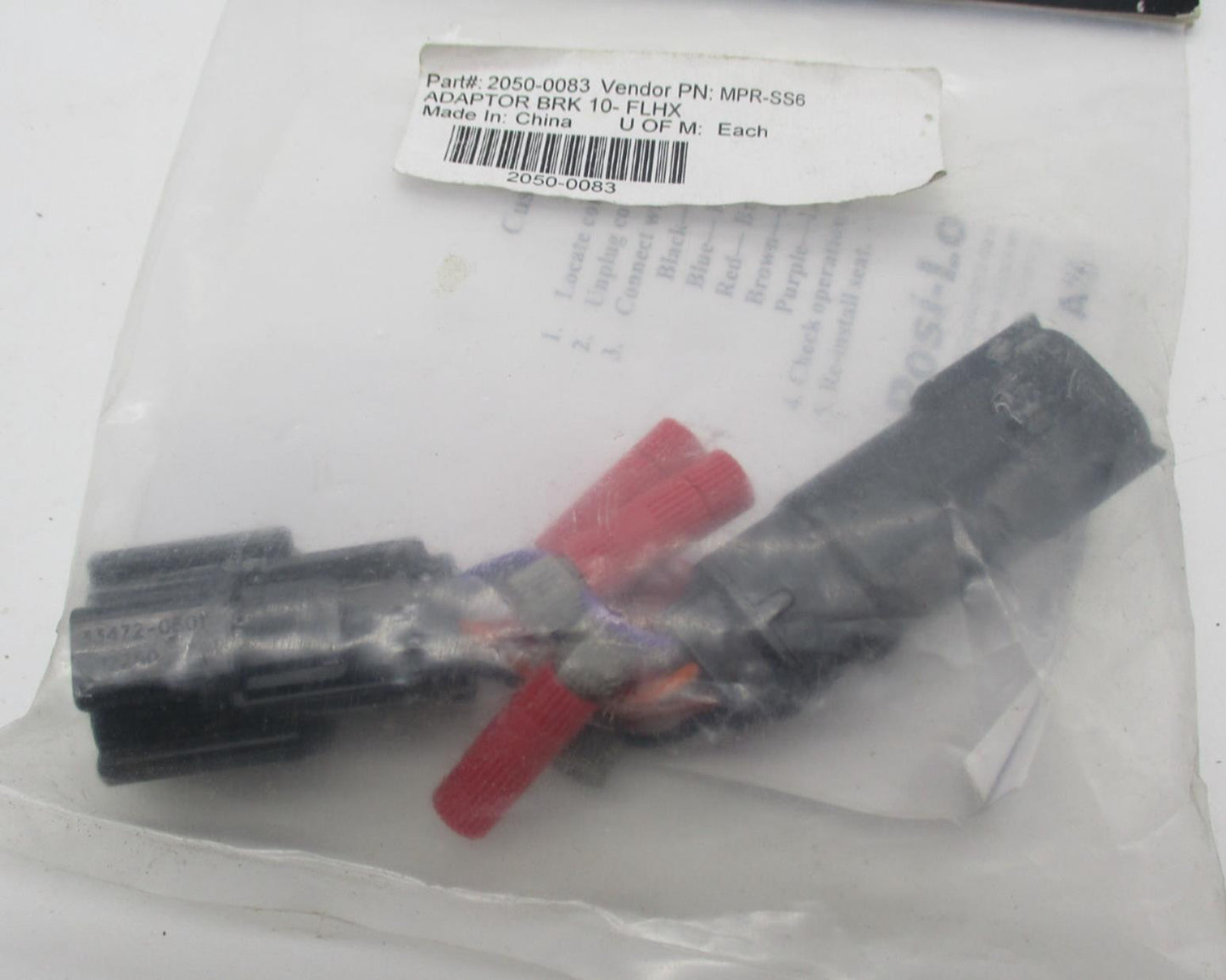 Harley Davidson Custom Dynamics 2050-0083 Plasma Rod Brake Light Adaptor 10-FLHX