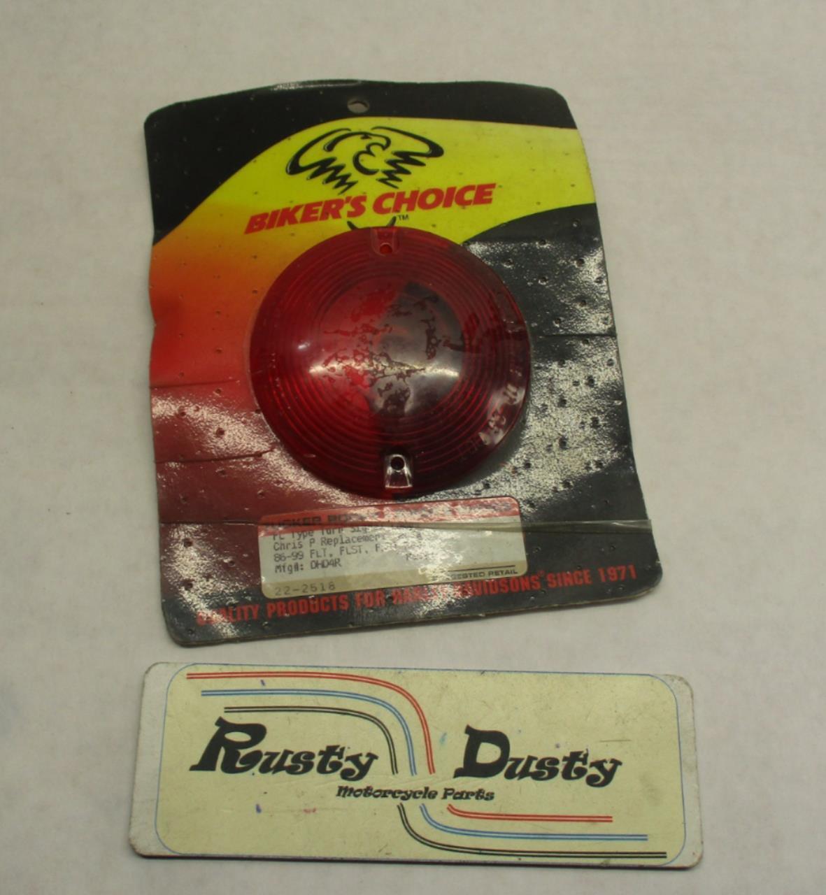 Harley Davidson Biker's Choice 22-2518 FL Type Turn Signal Replacement Lens