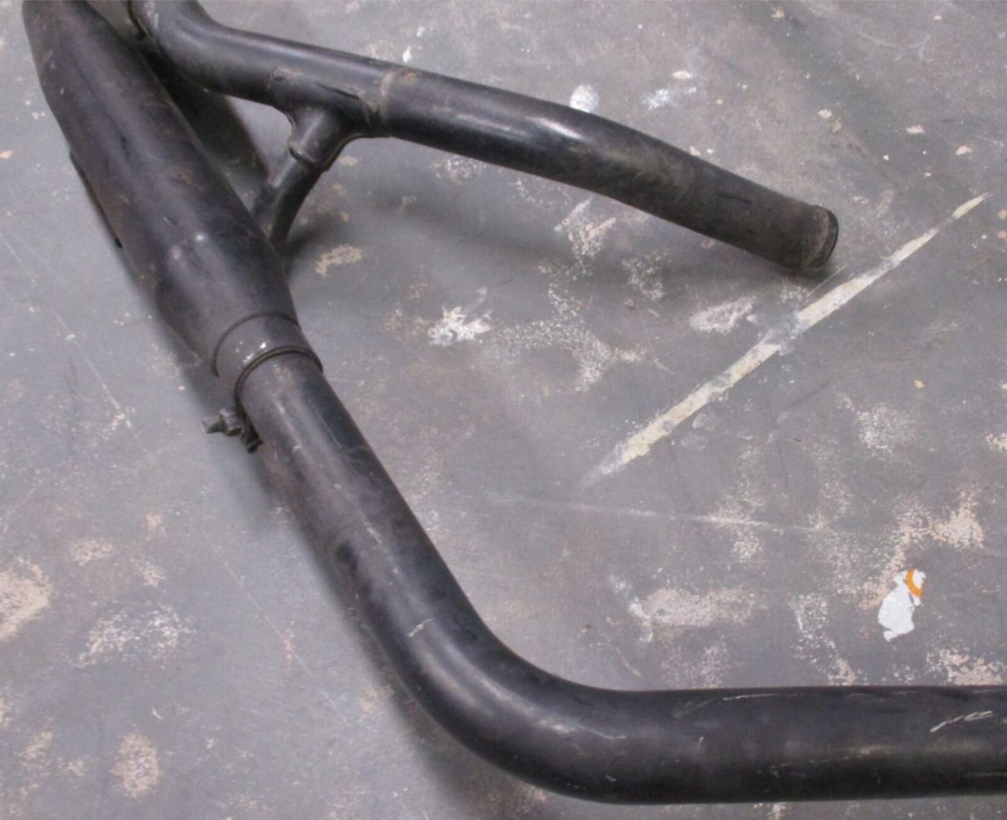 Harley Davidson FXS Blackline Softail Stock Black Exhaust Pipe System 65953-01