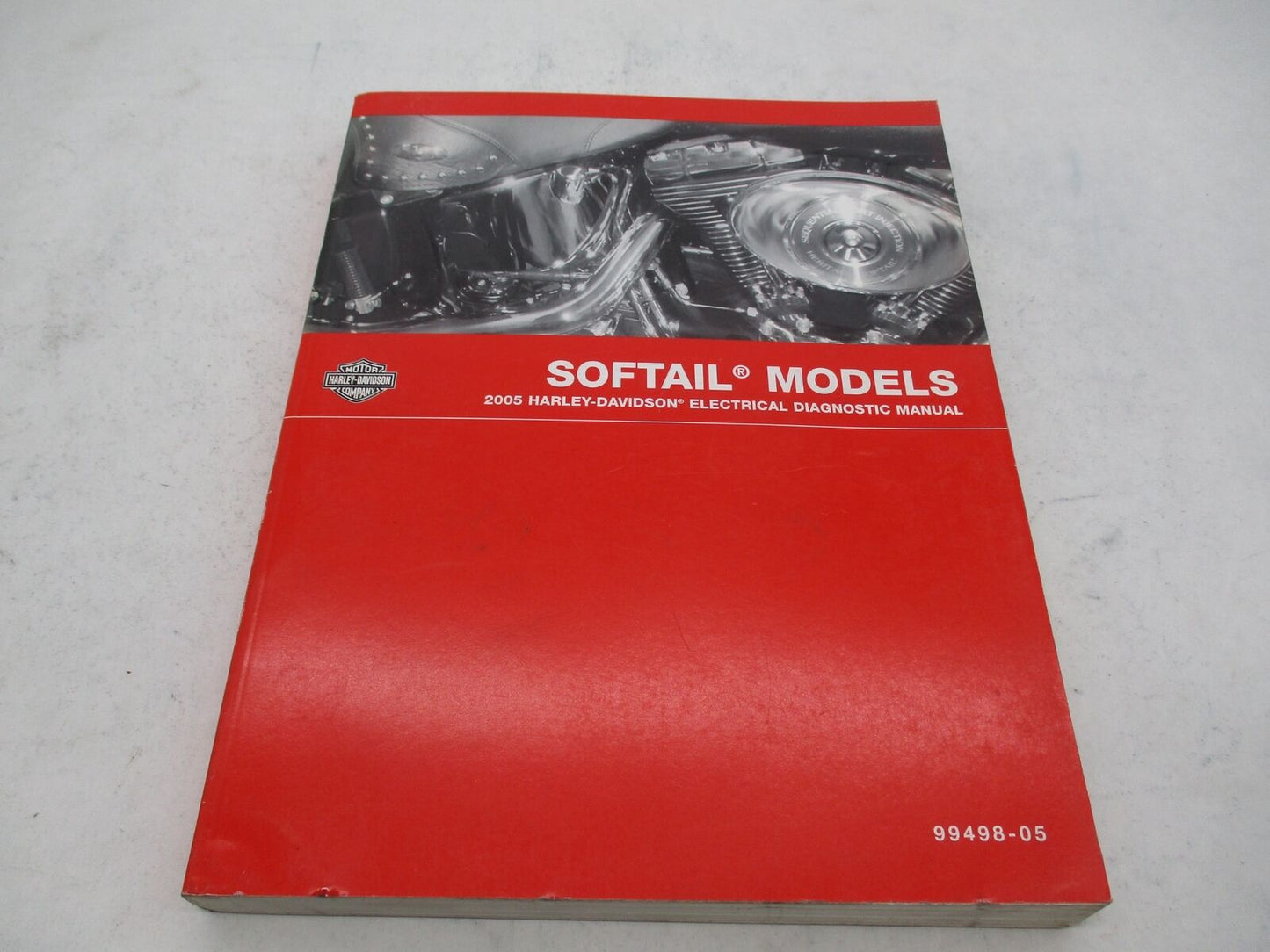Harley Davidson Official 2005 Softail Electrical Diagnostic Manual 99498-05