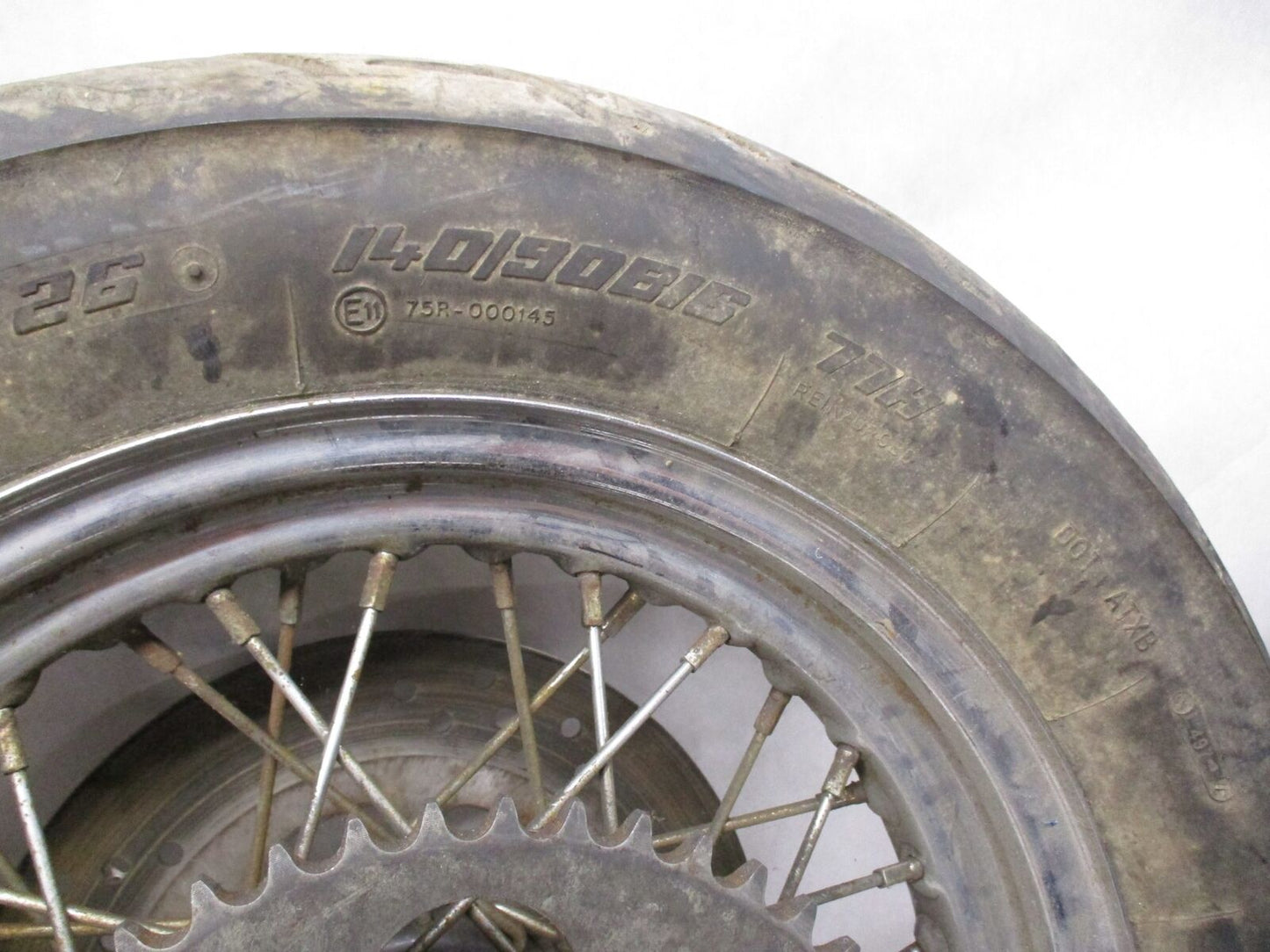 Harley Davidson Dyna 16" Rear Wheel and Tire w/ 49T Sprocket and Disc 44136-92