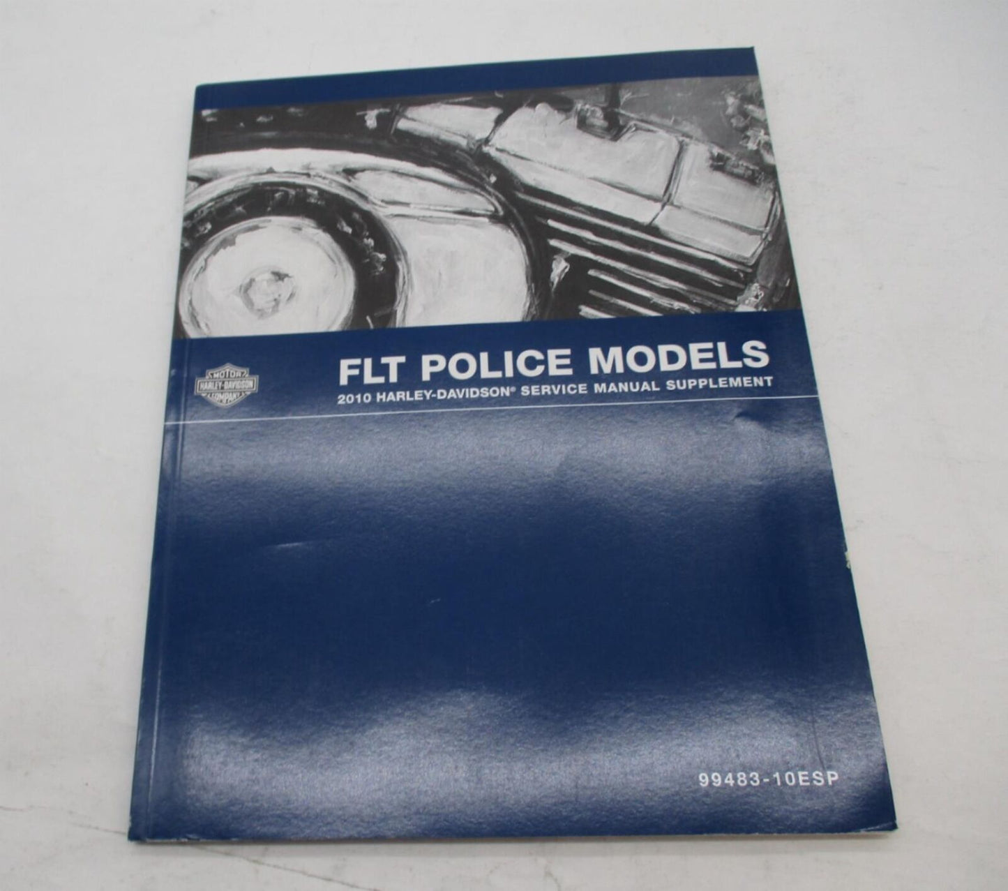 Harley Davidson Official 2010 FLT Police Service Manual Supplement 99483-10ESP
