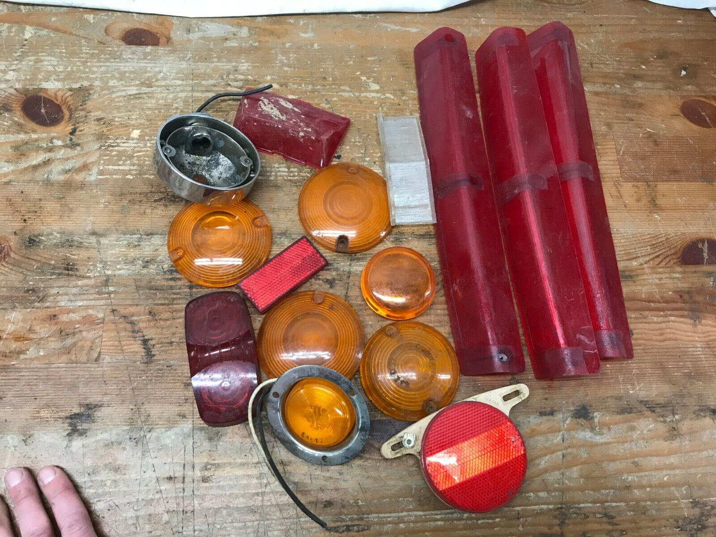 Mixed Lot of Harley Davidson Chopper Turn Signal Blinker Brake Light Lenses part
