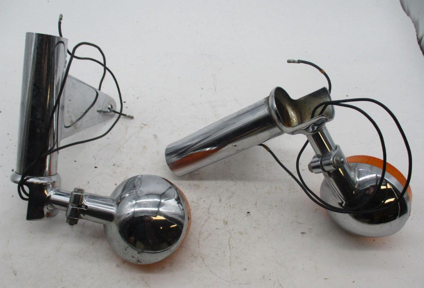 Vintage Honda CB650 CB 650 C CB650 Fork Mounted Left Right Front Turn Signals