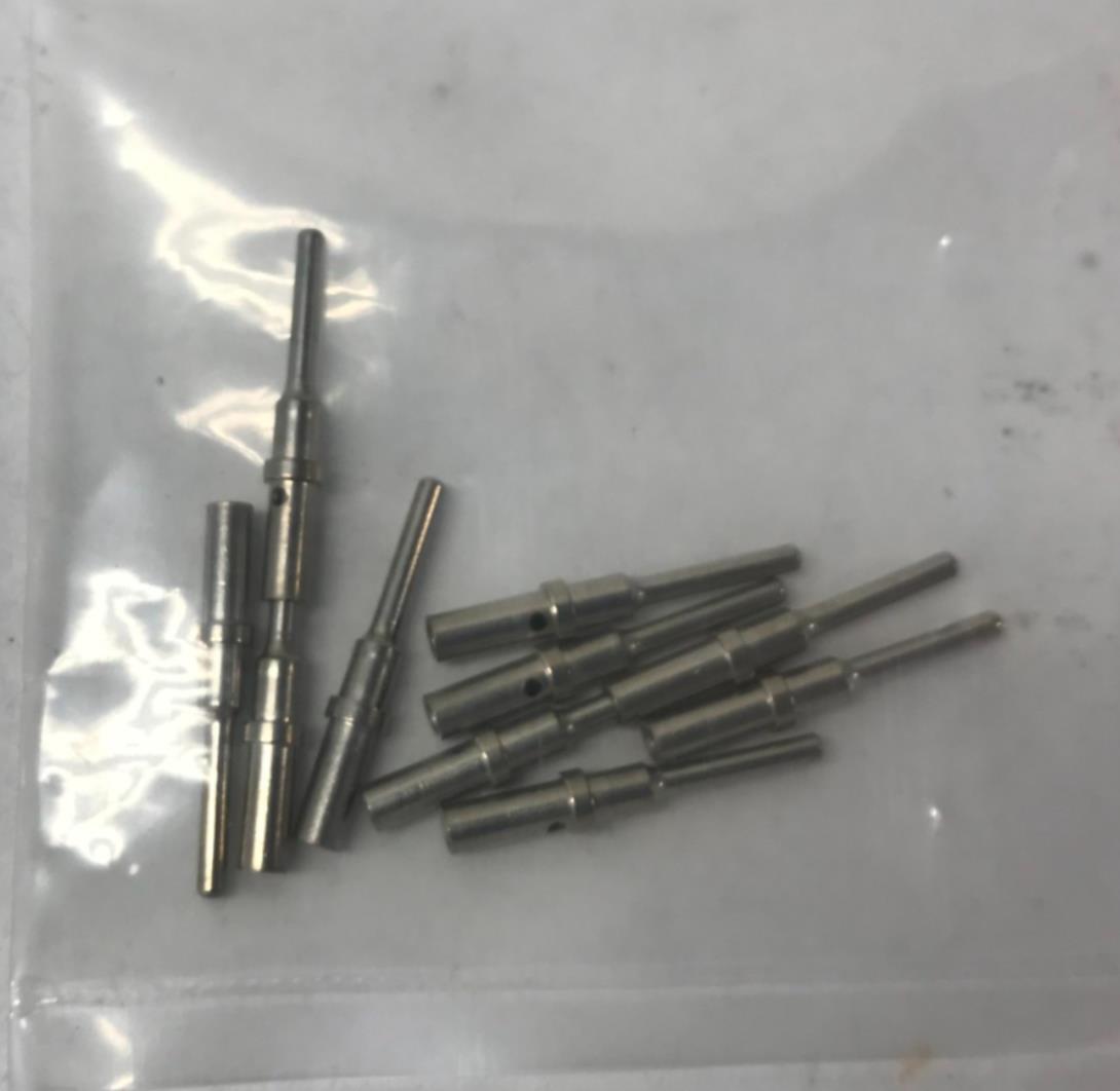 Lot (10) Deutcsh Solid Crimp Type Electrical Pins