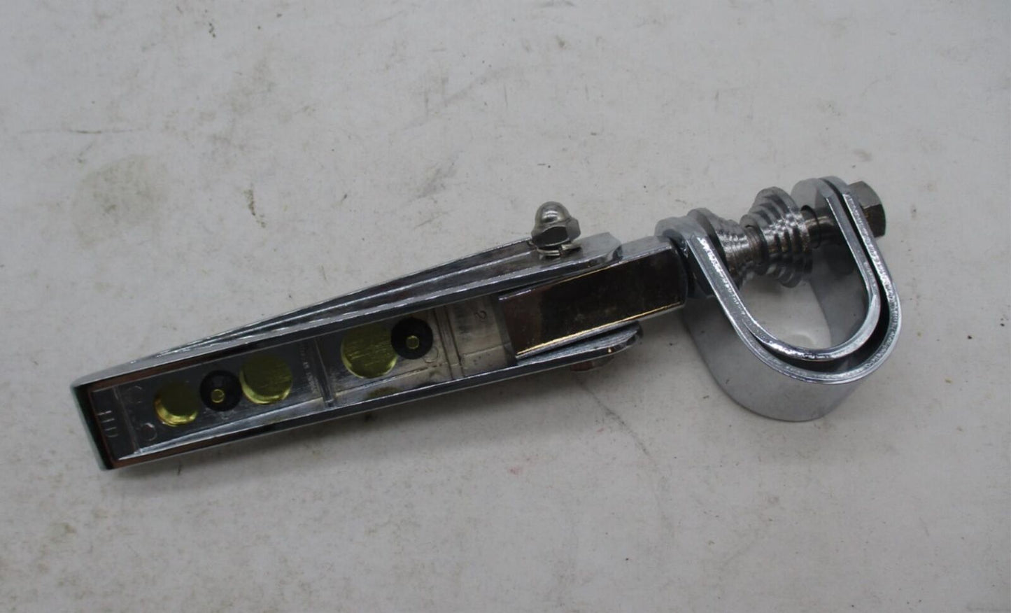 Harley Davidson Single Highway Peg with Engine Crash Bar Mounting Clamp