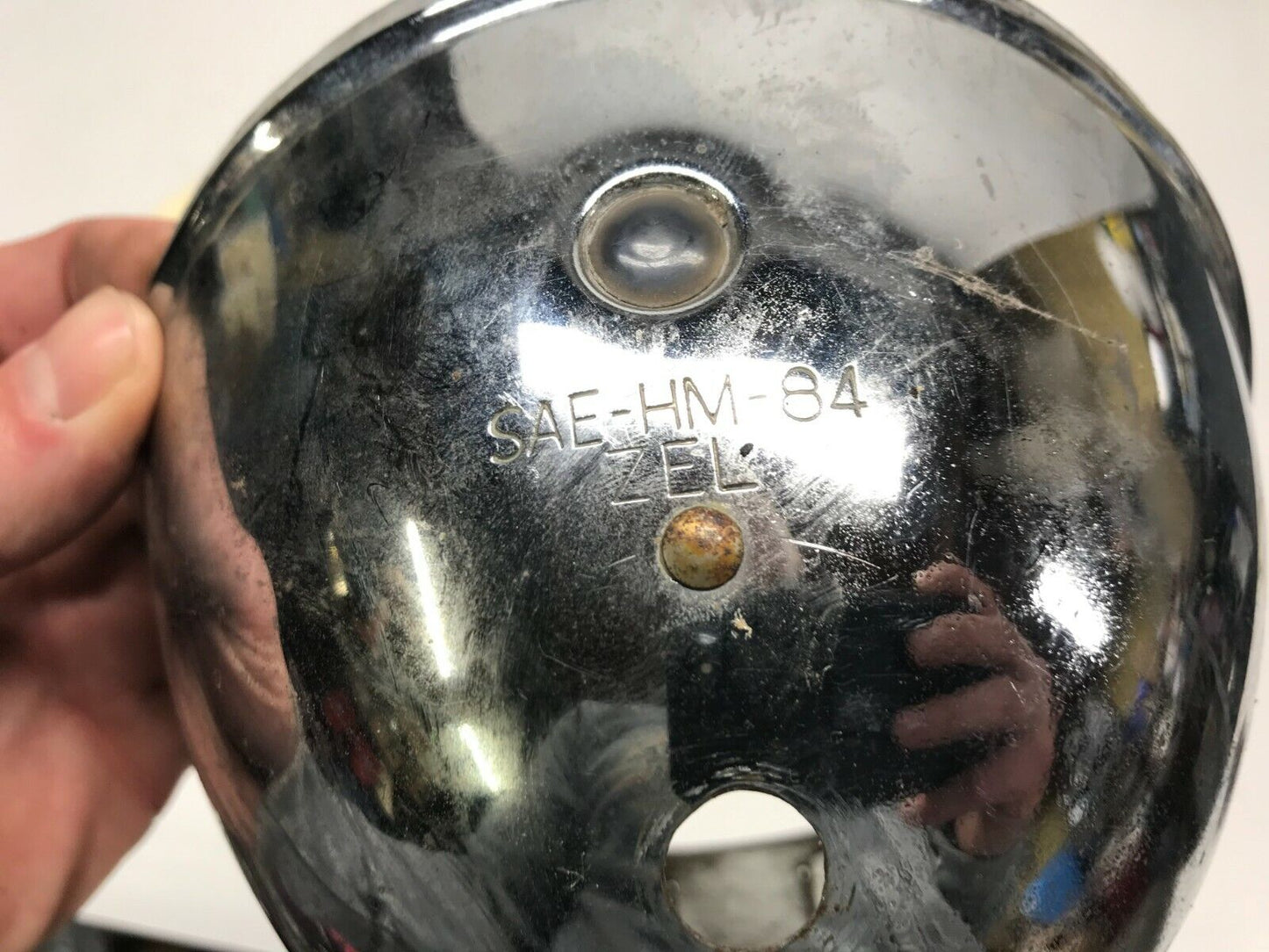 Genuine Harley Davidson Zel SAE-HM-84 Chrome Headlamp Headlight Bucket