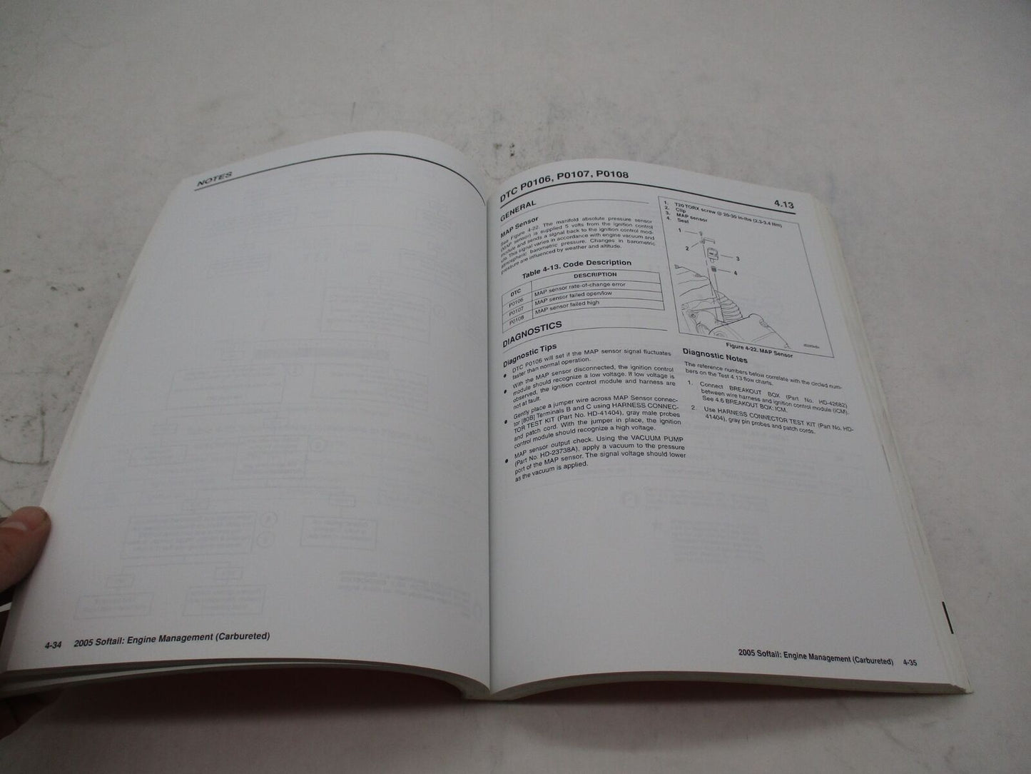 Harley Davidson Official 2005 Softail Electrical Diagnostic Manual 99498-05