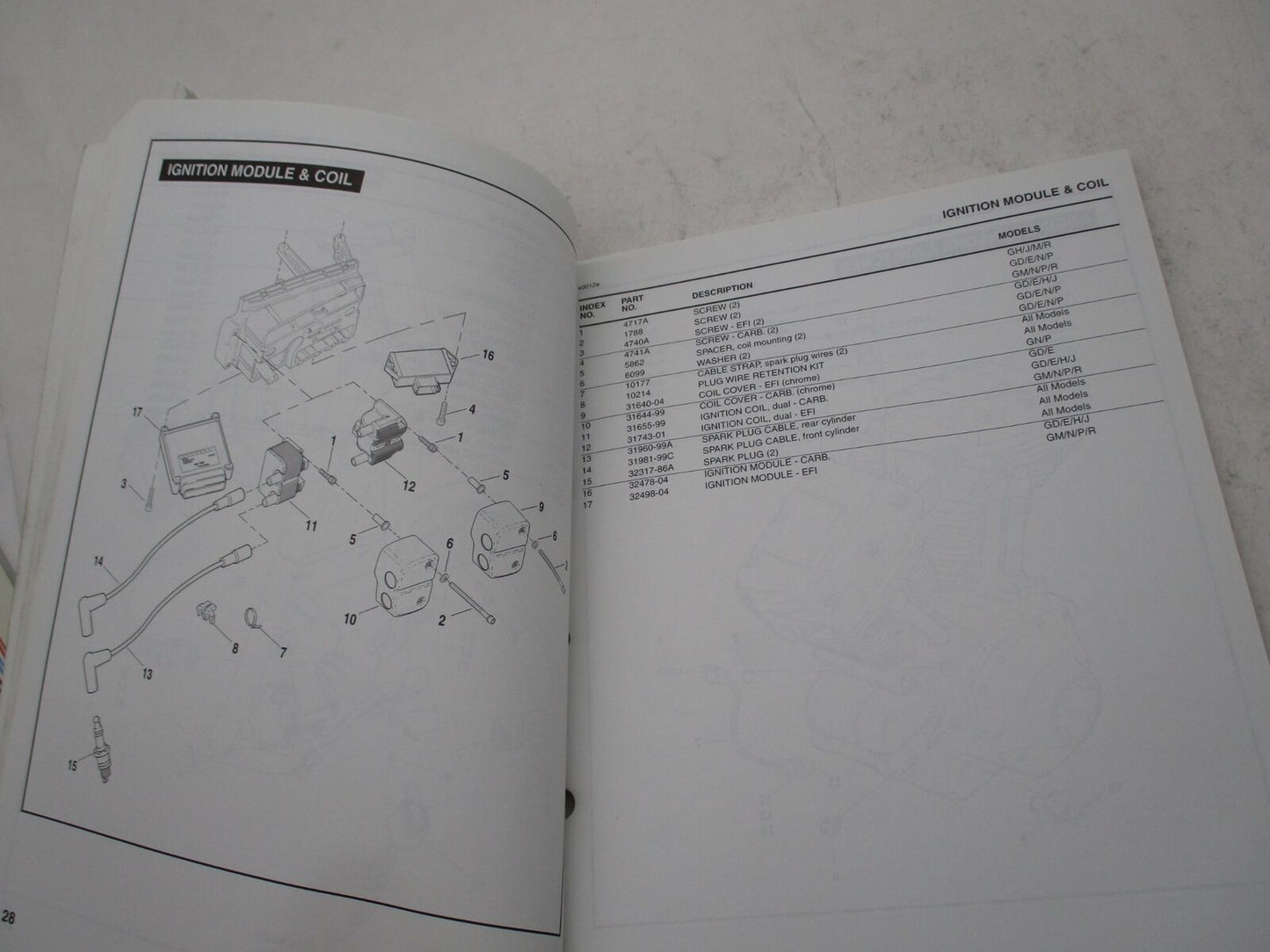 Harley Davidson Official Factory 2004 Dyna Parts Catalog 99439-04