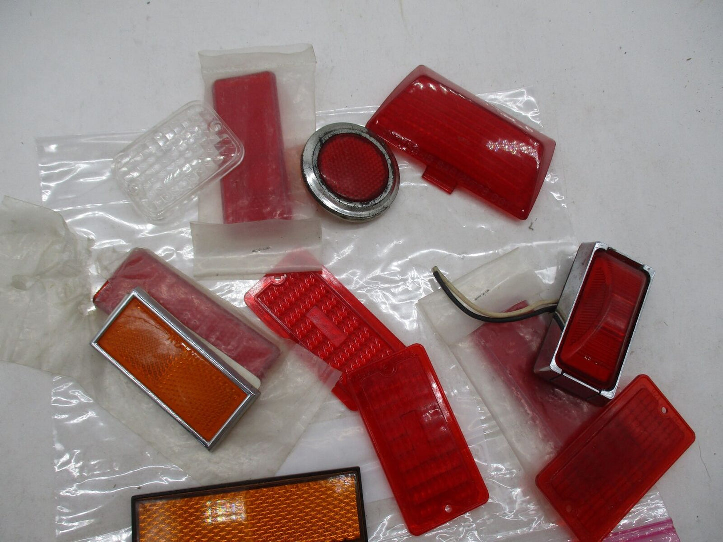 Mixed Lot of Random (Mostly Honda) Tail Light, Reflectors & Marker Lenses