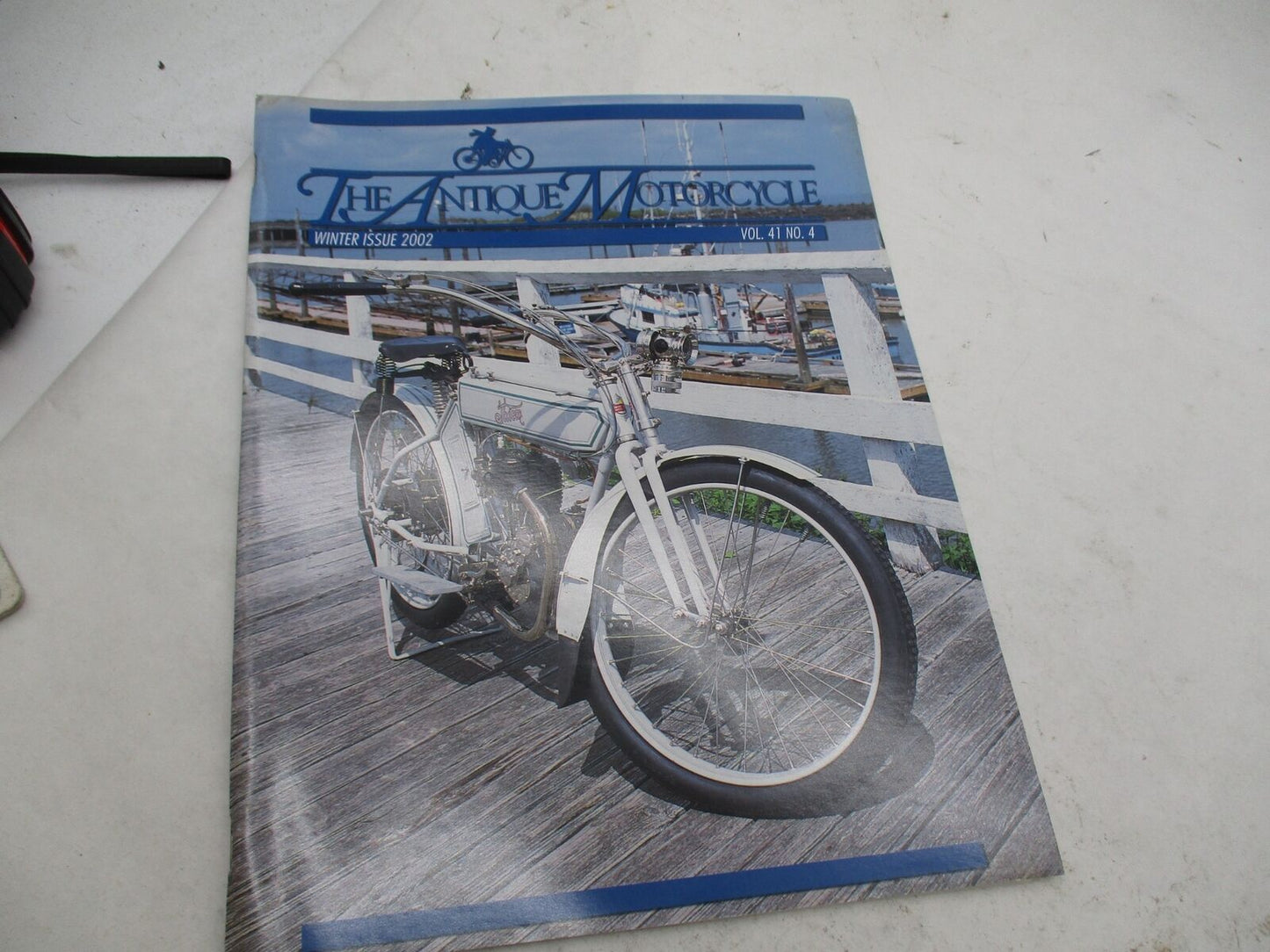 Complete Set of 4 The Antique Motorcycle Magazines All Issues from 2002 Vol. 41