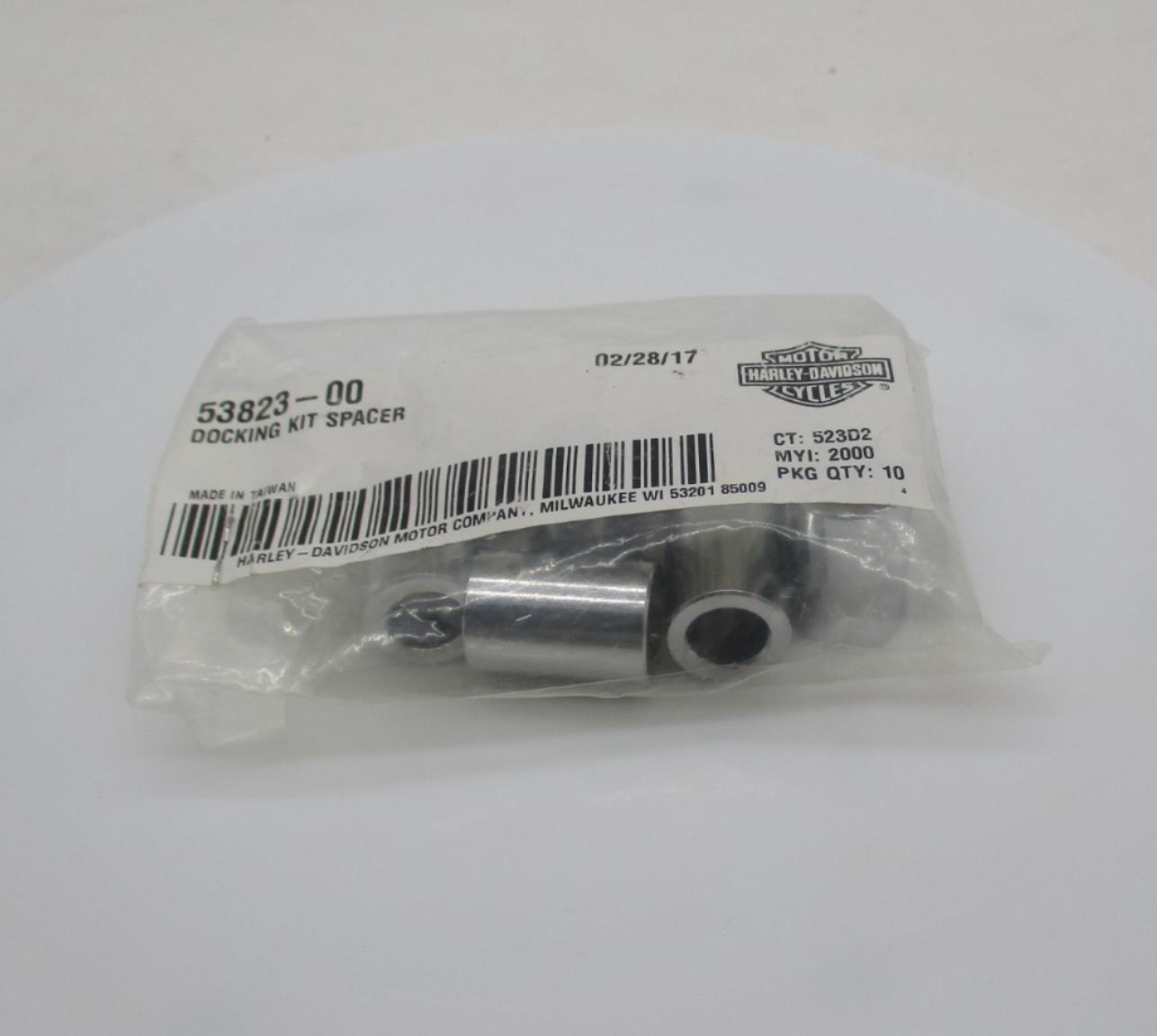 Lot of 8 Harley-Davidson Genuine NOS Docking Kit Spacers 53823-00