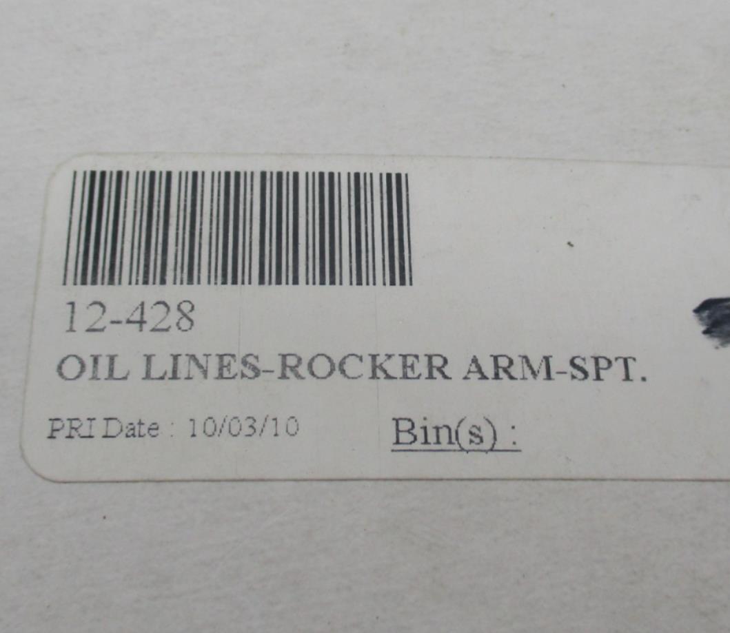 Harley Custom Chrome Overhead Rocker Arm Oil Line 12-428 1957-85 Sportster