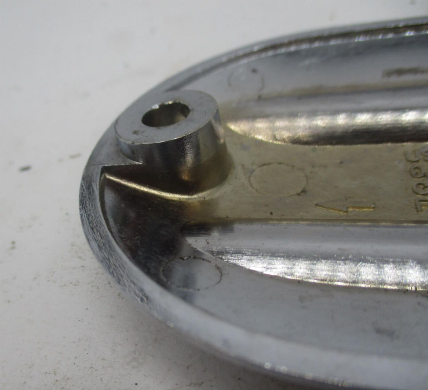 Harley Davidson Chrome Grooved Outer Primary Inspection Cover