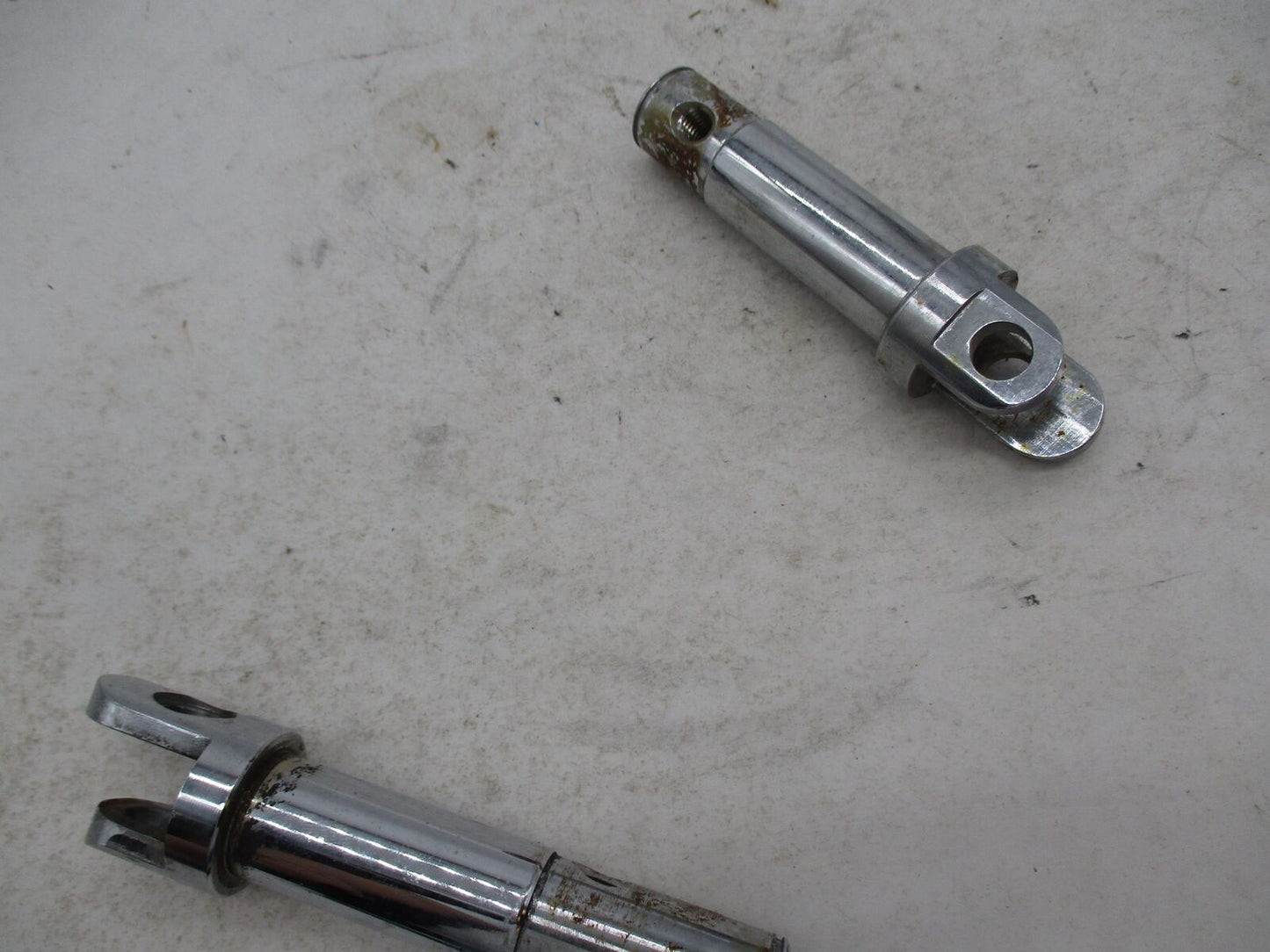 Harley Davidson Pair of Chrome Foot Peg Mounts