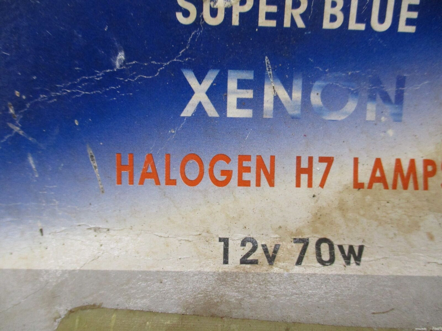 Super Spots Xenon Halogen H7 Motorcycle Lamps Bulb 12 Volts 70 Watts