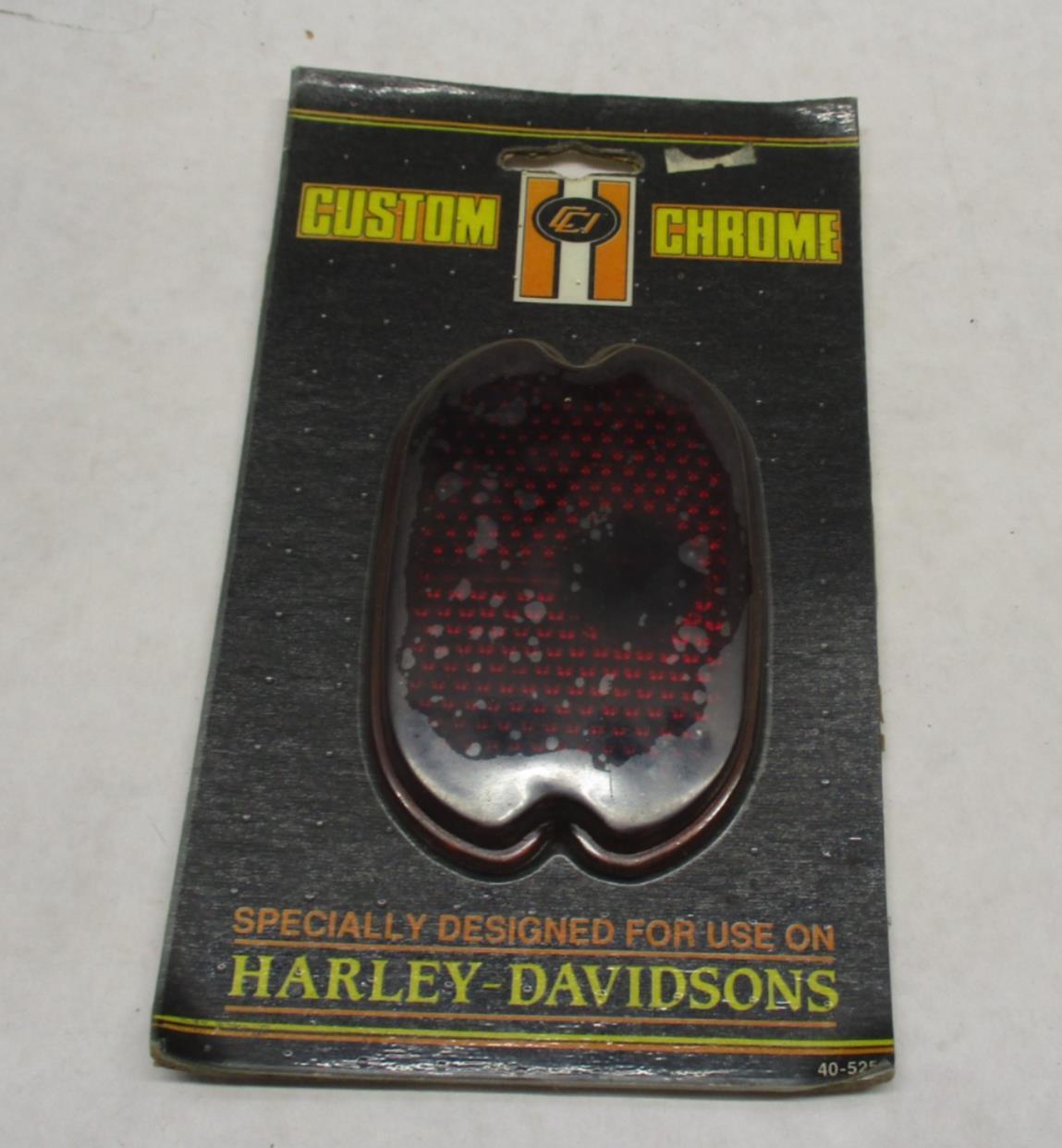 Custom Chrome 26-236 Harley Davidson Red Turn Signal Lens 55-72