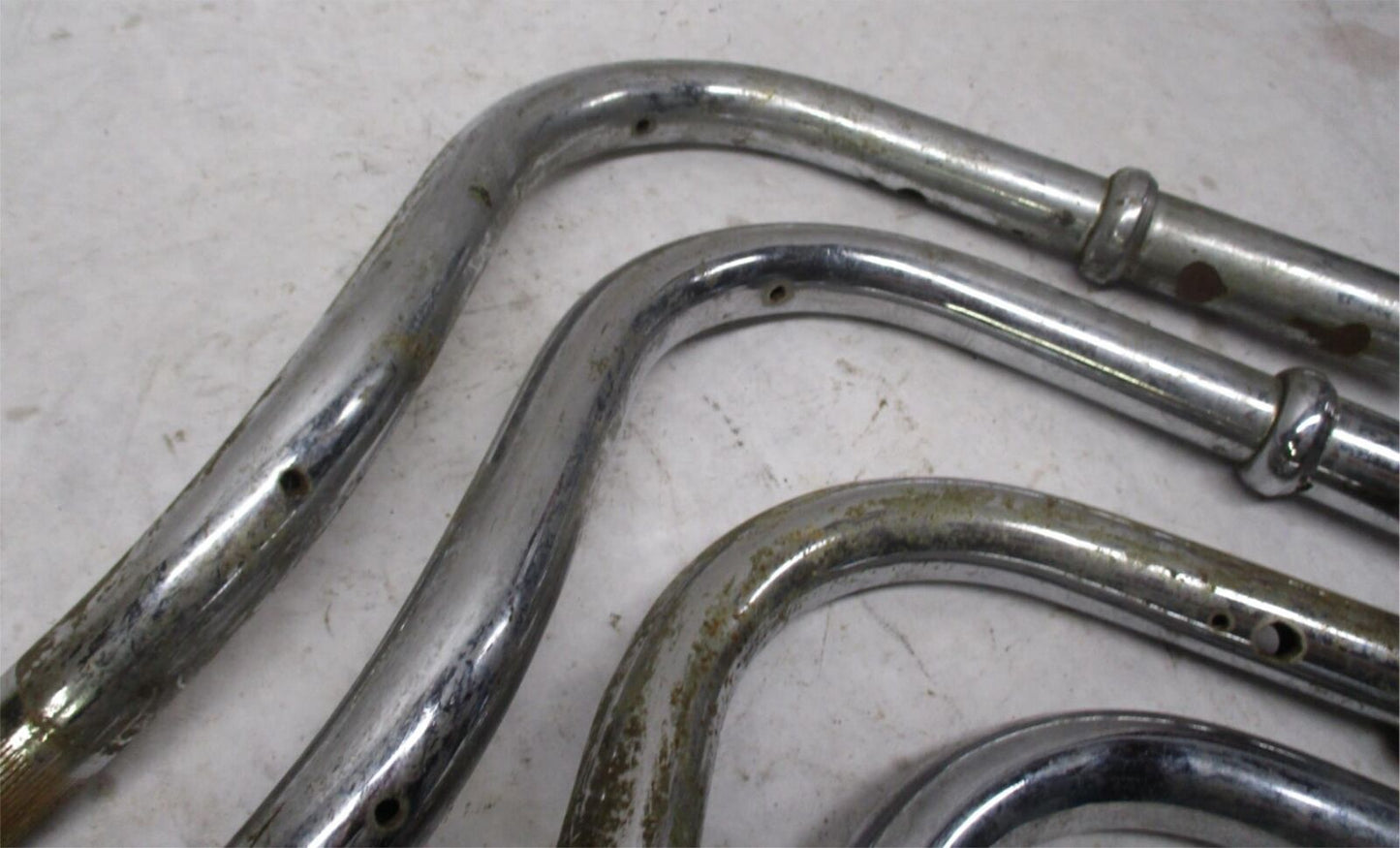 Lot of (4) Harley Ironhead Sportster Left Side Buckhorn Handlebars XLH XLCH KH