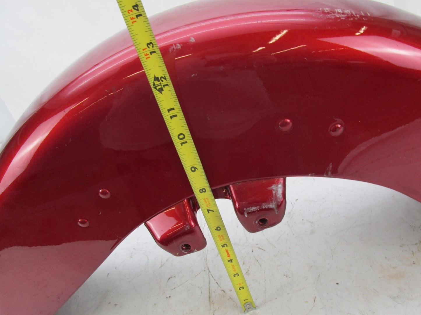 Harley Davidson Red Touring Electra Road King Glide Front Wheel Cover 7" Fender